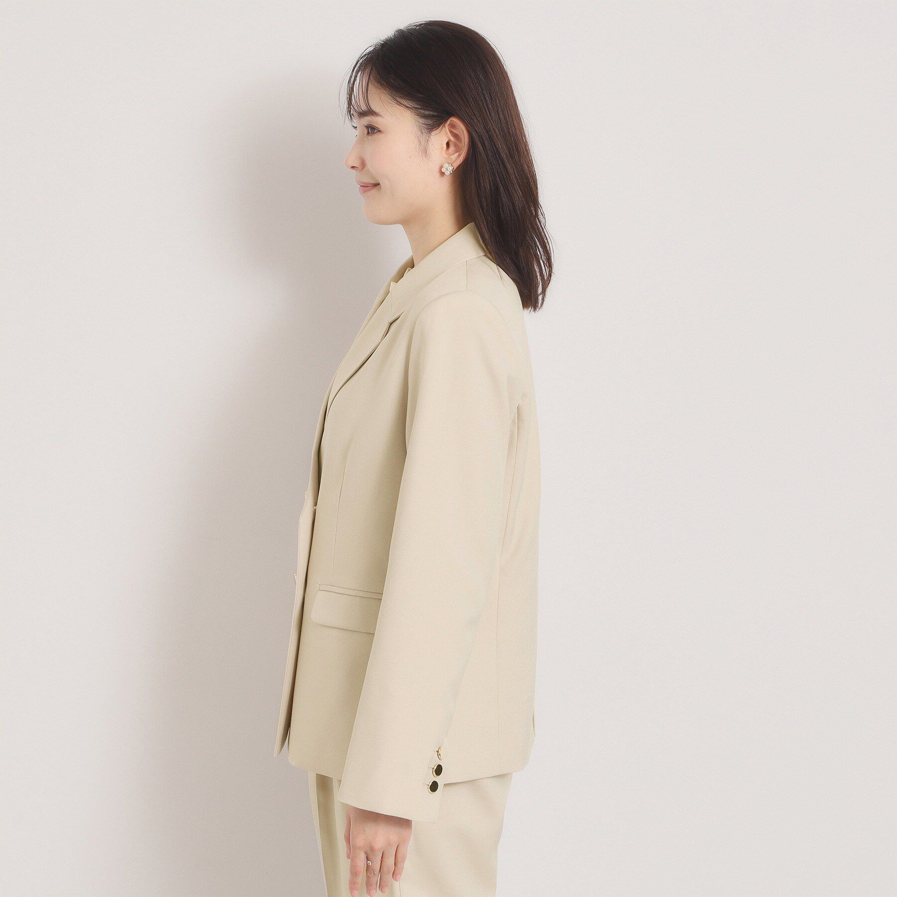 ITS&rsquo;DEMO「ツイルストレッチダブルジャケット」|テーラードジャケット|