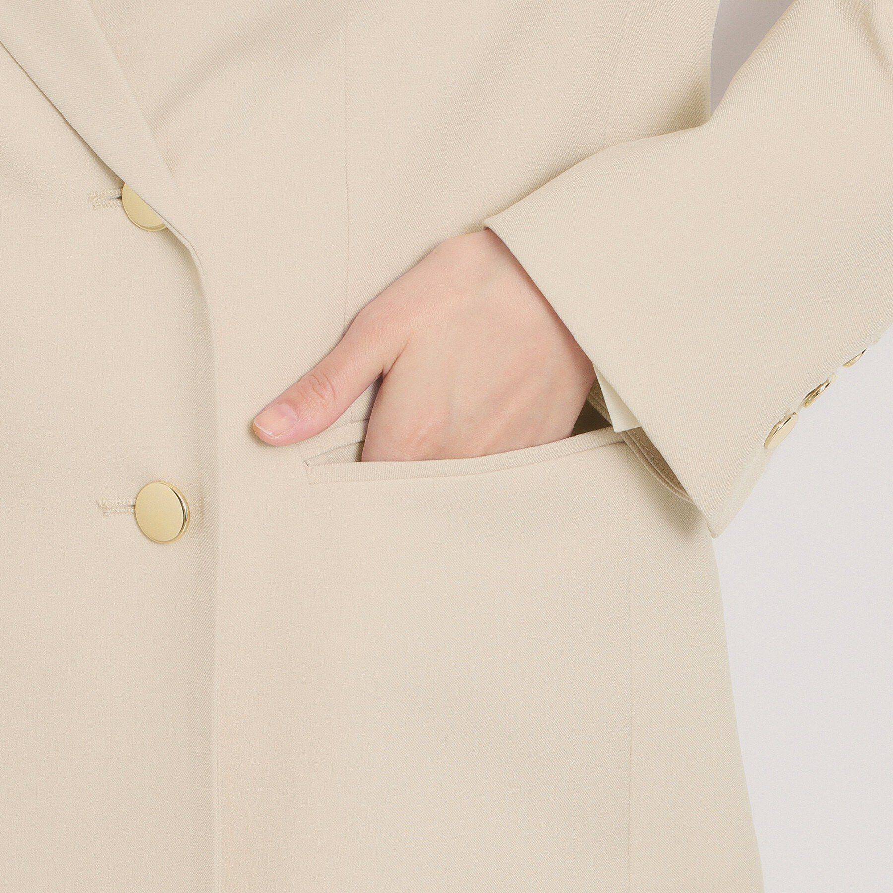 ITS&rsquo;DEMO「ツイルストレッチダブルジャケット」|テーラードジャケット|