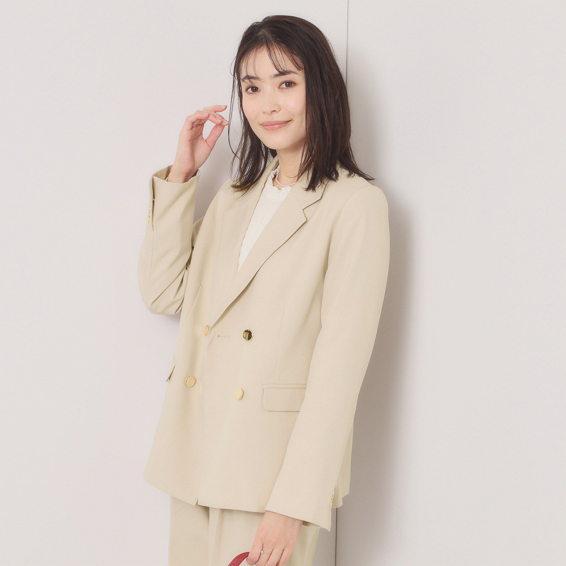 ITS&rsquo;DEMO「ツイルストレッチダブルジャケット」|テーラードジャケット|