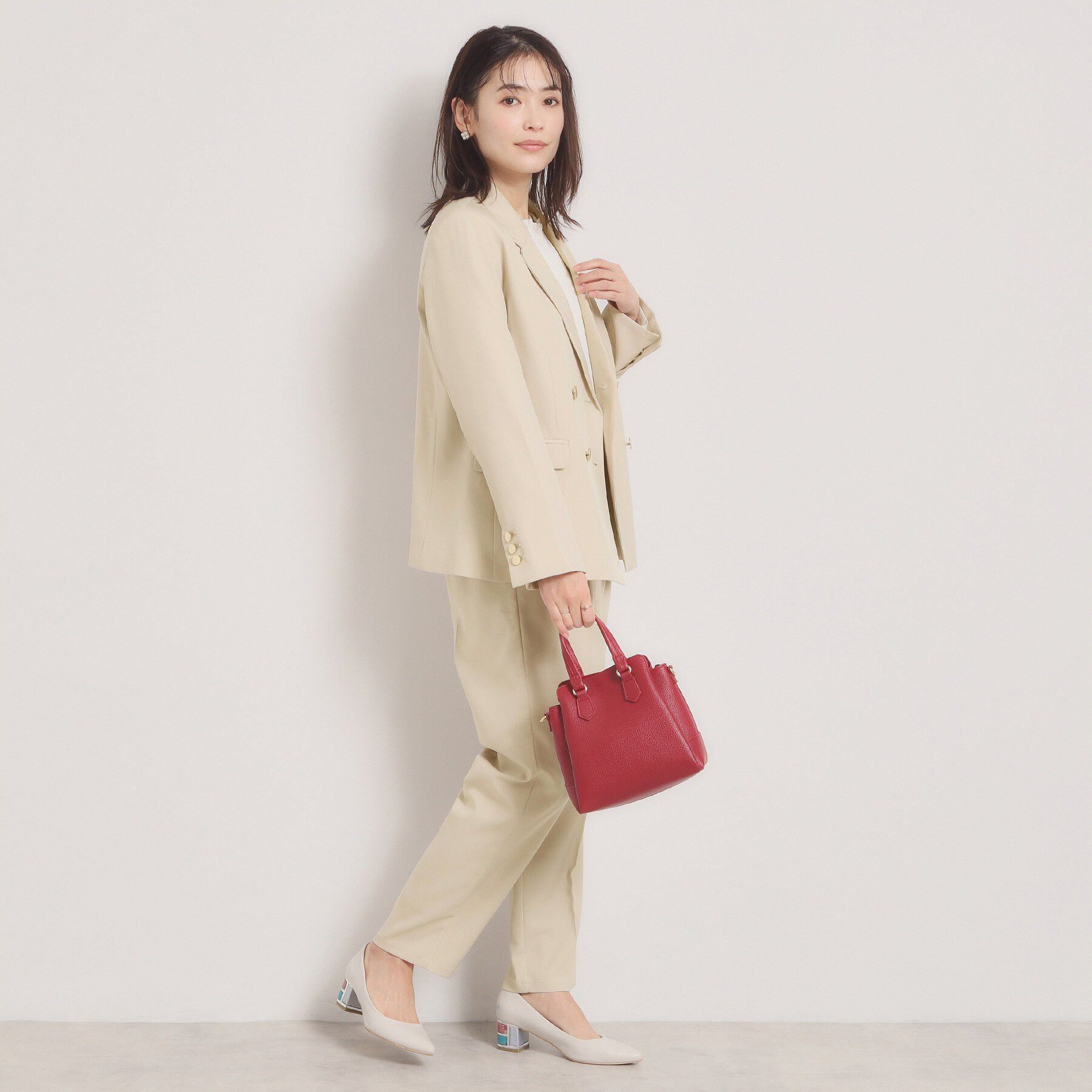 ITS&rsquo;DEMO「ツイルストレッチダブルジャケット」|テーラードジャケット|