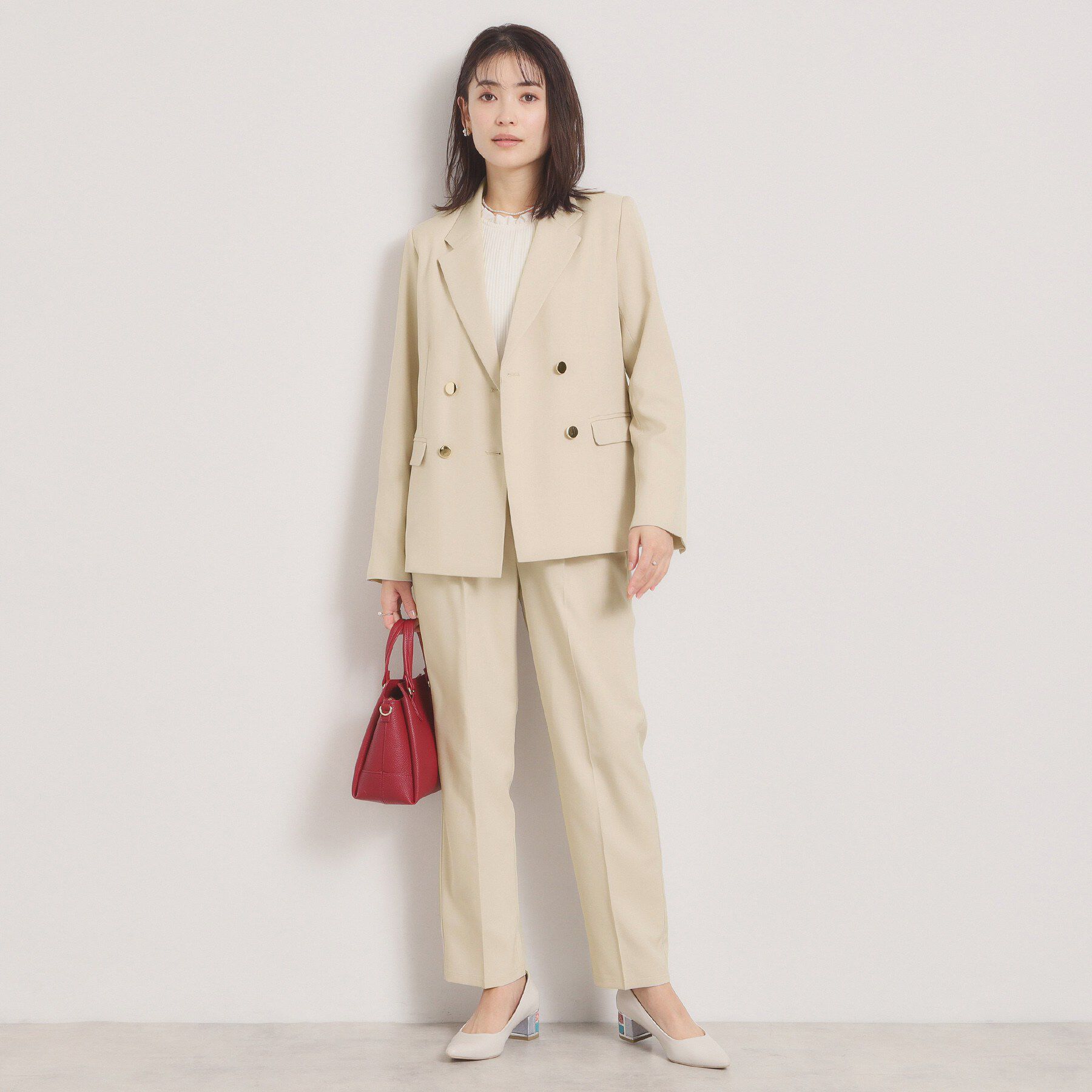 ITS&rsquo;DEMO「ツイルストレッチダブルジャケット」|テーラードジャケット|