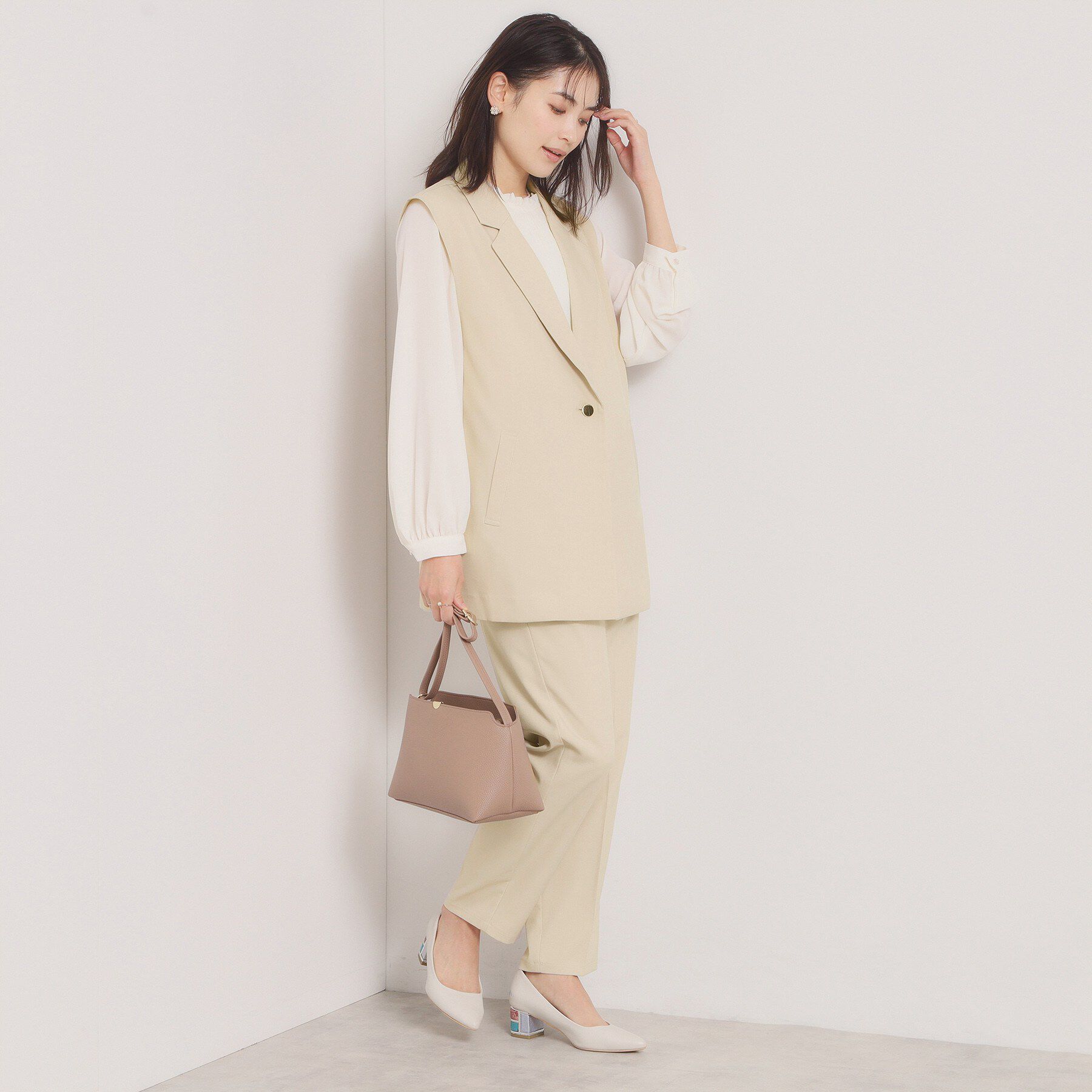 ITS&rsquo;DEMO「ツイルストレッチジレ」|ベスト・ジレ|