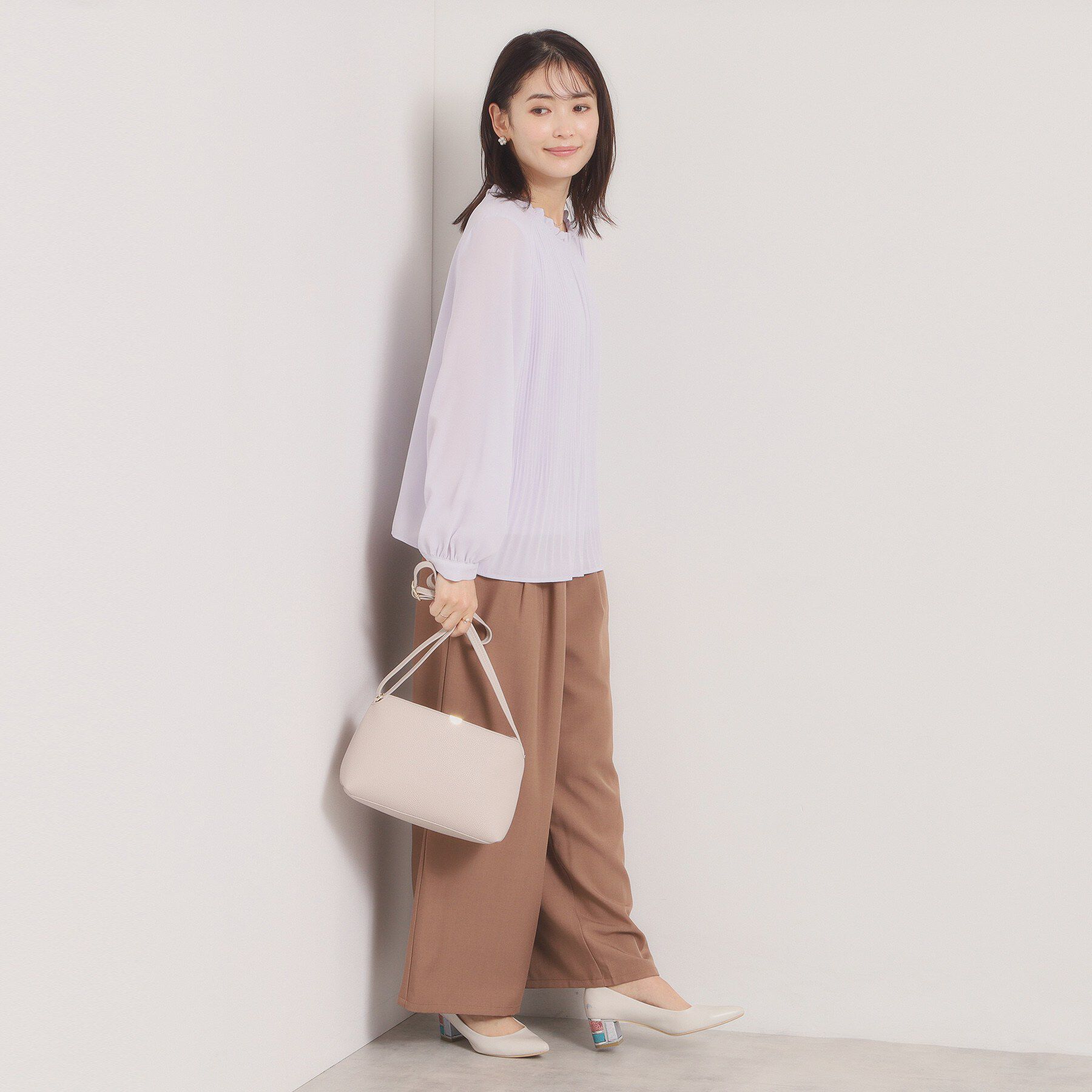 ITS&rsquo;DEMO「プリーツブラウス」|シャツ・ブラウス|