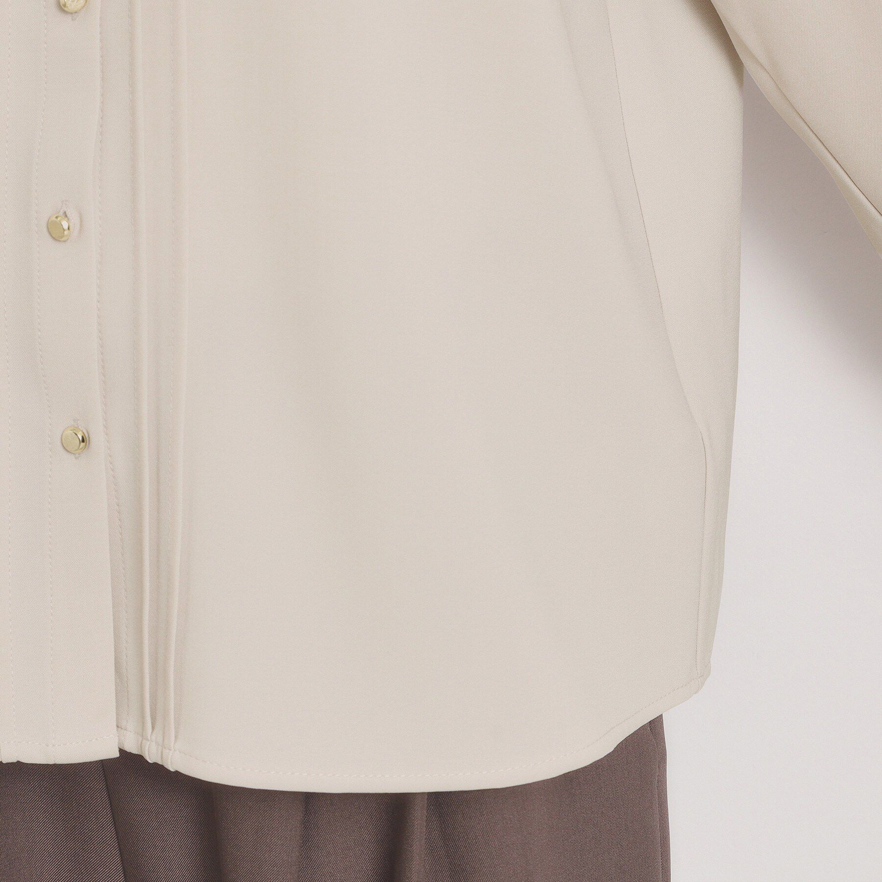 ITS&rsquo;DEMO「フロントピンタックブラウス」|シャツ・ブラウス|