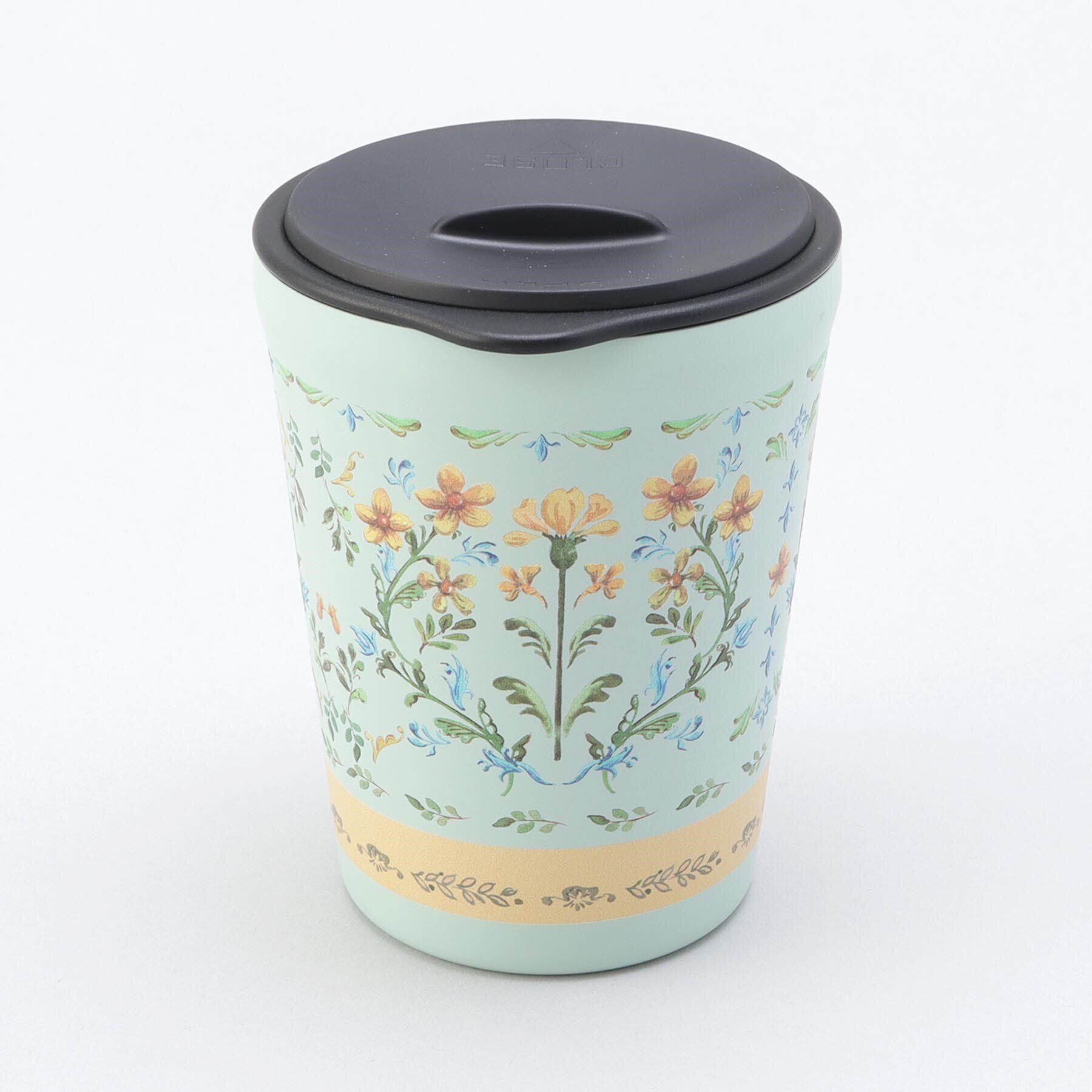 212 KITCHEN STORE「蓋付きタンブラー フラワー」|グラス・マグカップ|