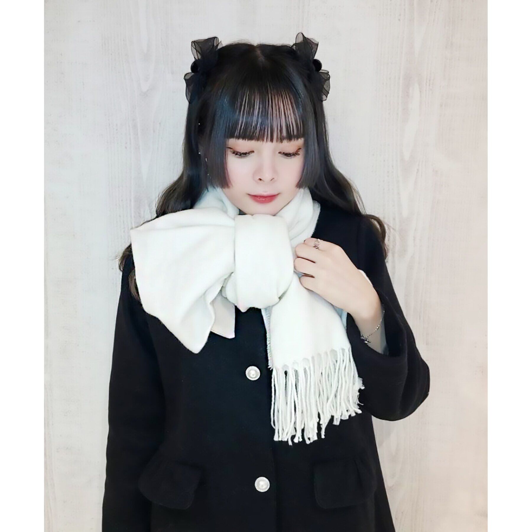 Ober Tashe「洗えるシンプルカラーストール 累計販売約5000枚【防寒／マフラー／無地／ギフト】」|ストール|