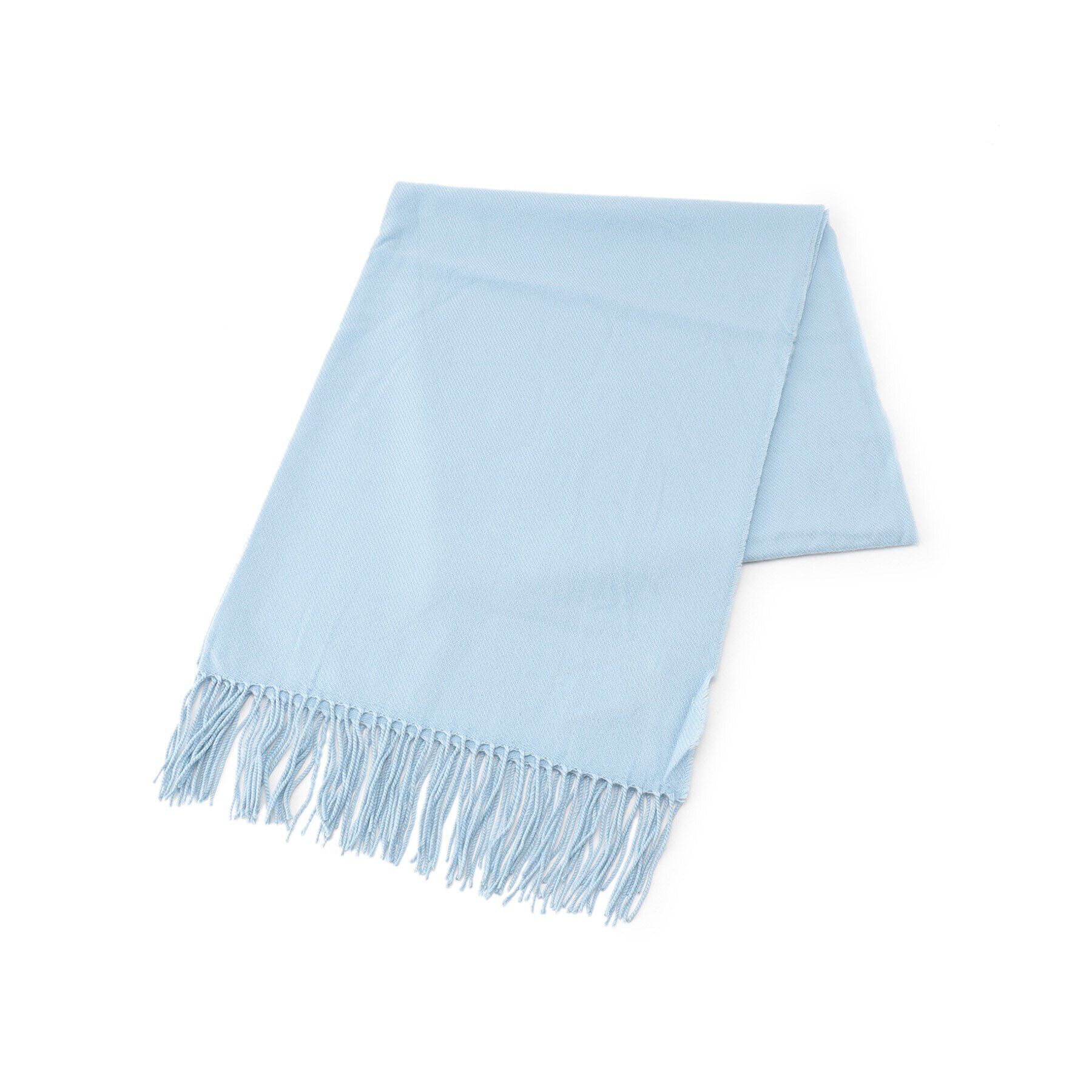 Ober Tashe「洗えるシンプルカラーストール 累計販売約5000枚【防寒／マフラー／無地／ギフト】」|ストール|ライトブルー(491
