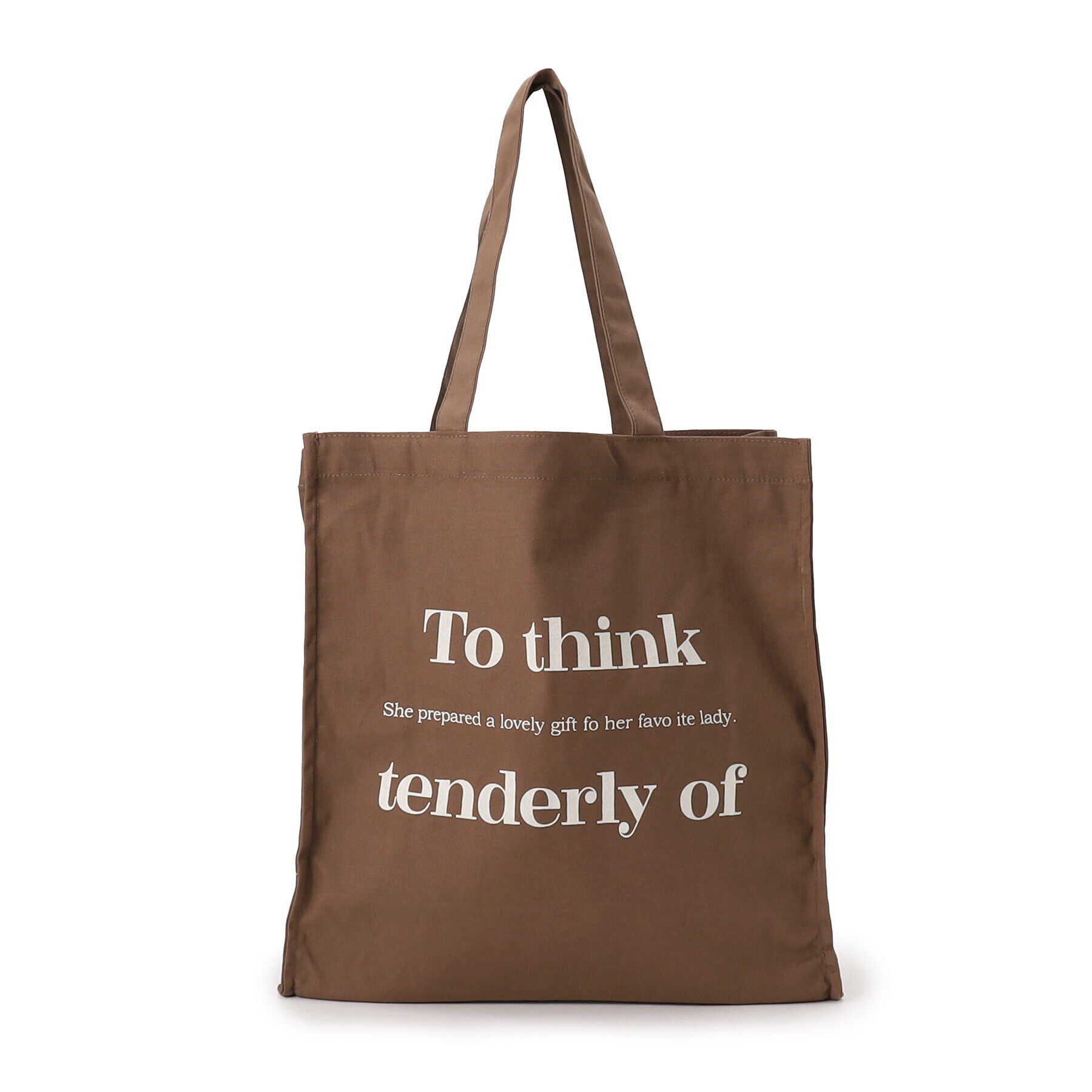 Ober Tashe「高評価レビュー！推し活に使える うちわトートバッグ」|トートバッグ|ブラウン(042)