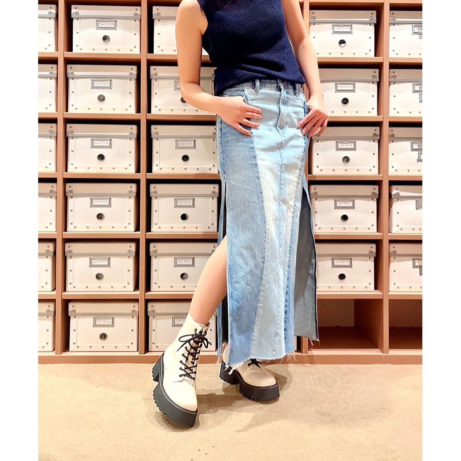 ESPERANZA「レースアップレインブーツ」|ショートブーツ|