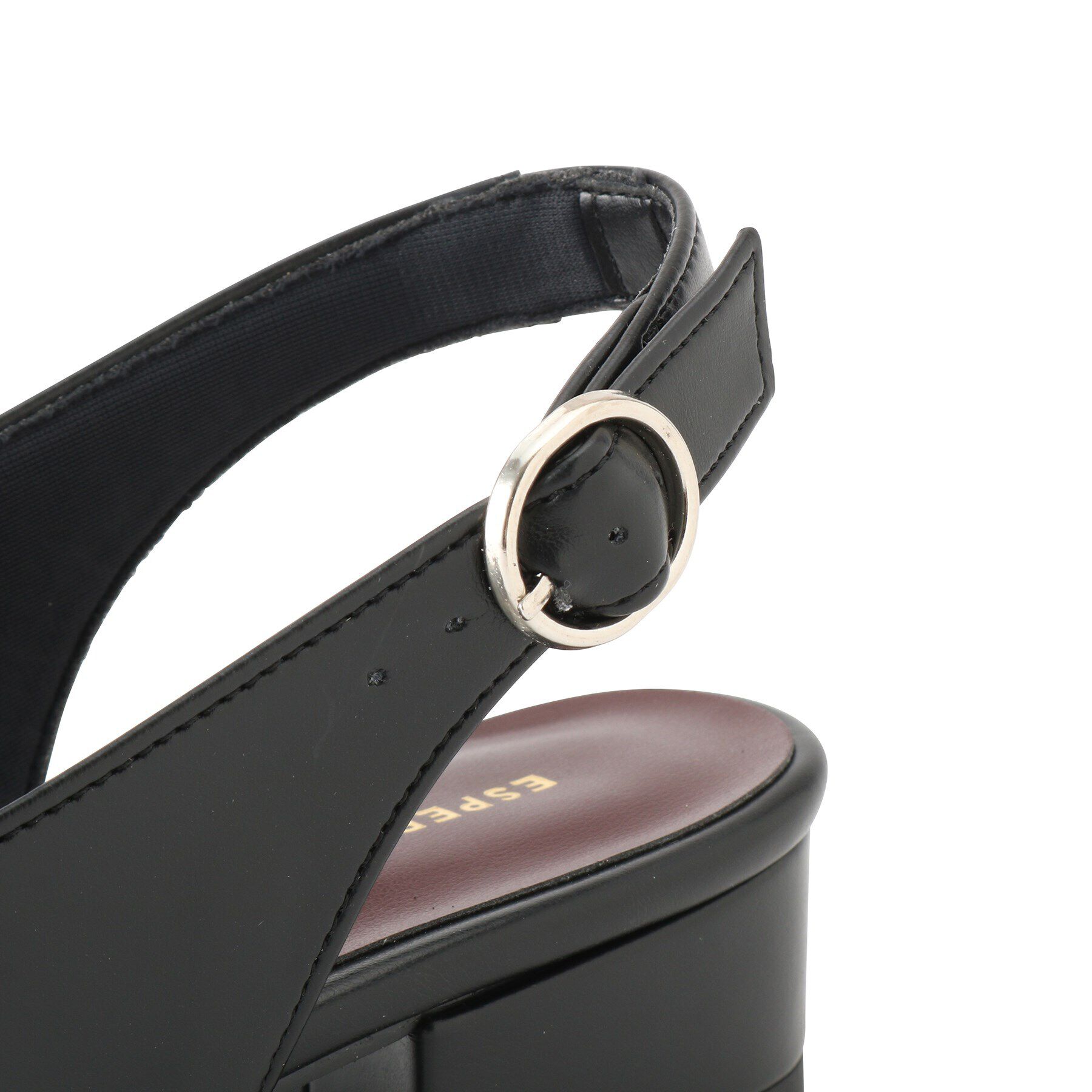 ESPERANZA「ソフトスクエアバックストラップフラットパンプス」|パンプス|