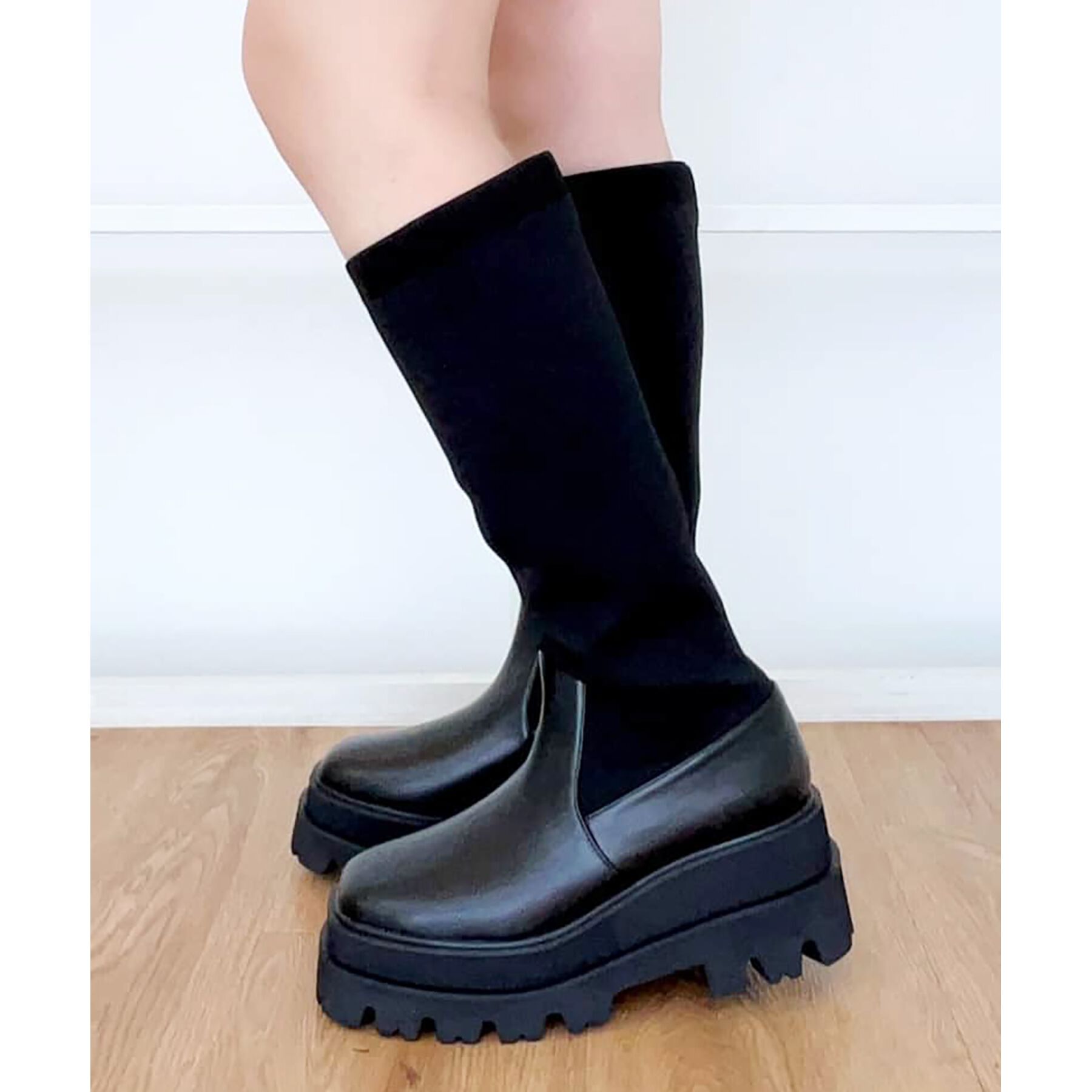 ESPERANZA「ニットロングブーツ」|ショートブーツ|