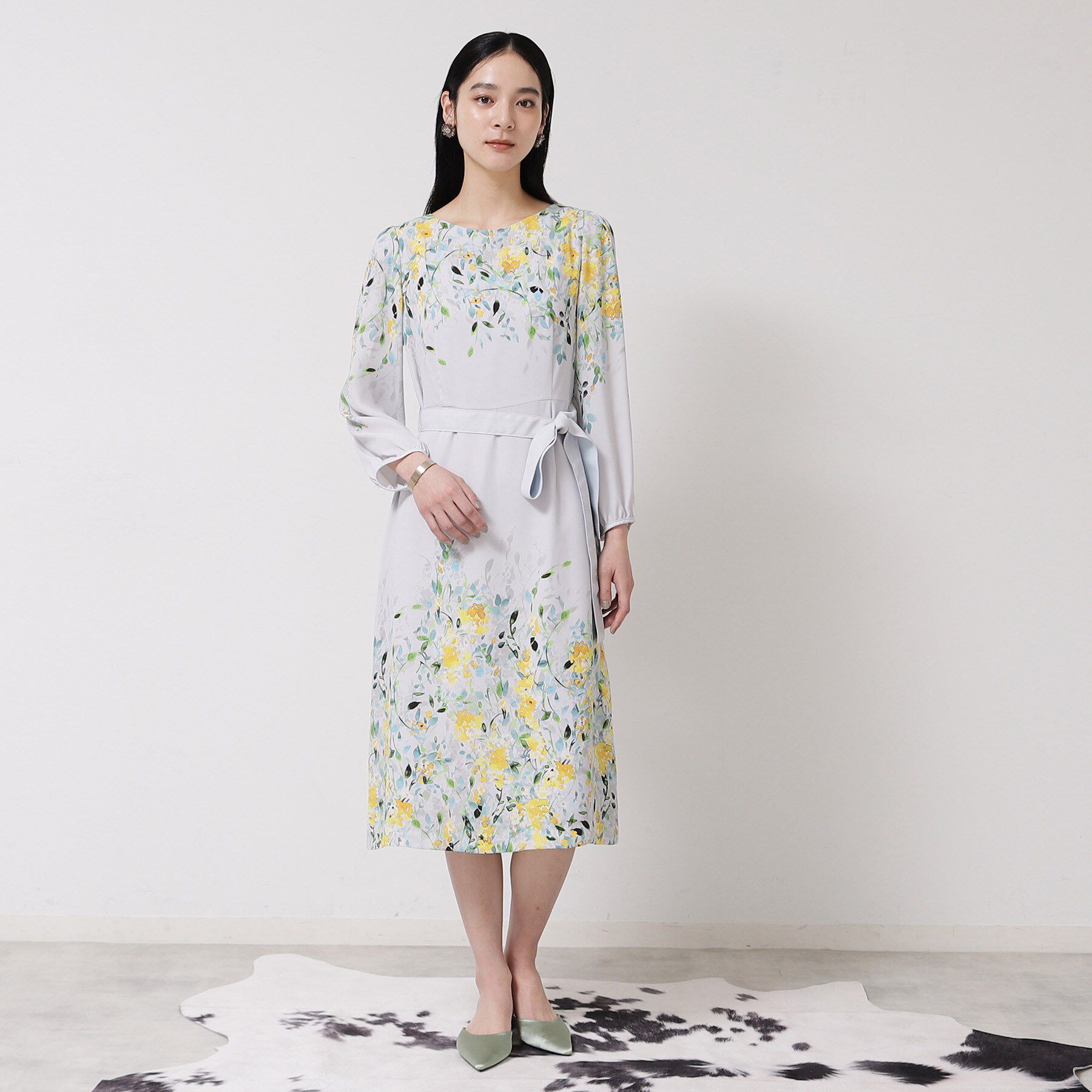 SunaUna「【&yours project／SS～L】パネル柄ワンピース」|ワンピース|