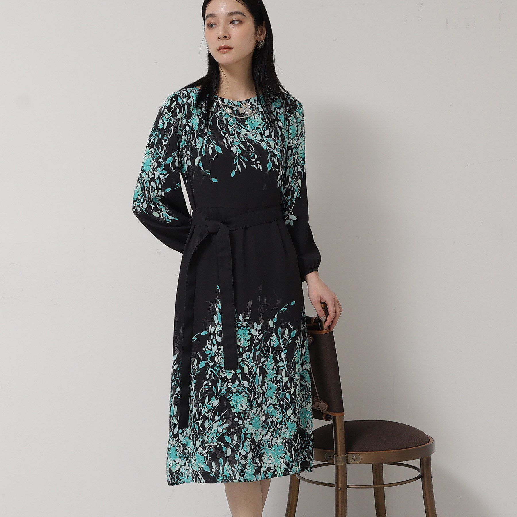 SunaUna「【&yours project／SS～L】パネル柄ワンピース」|ワンピース|