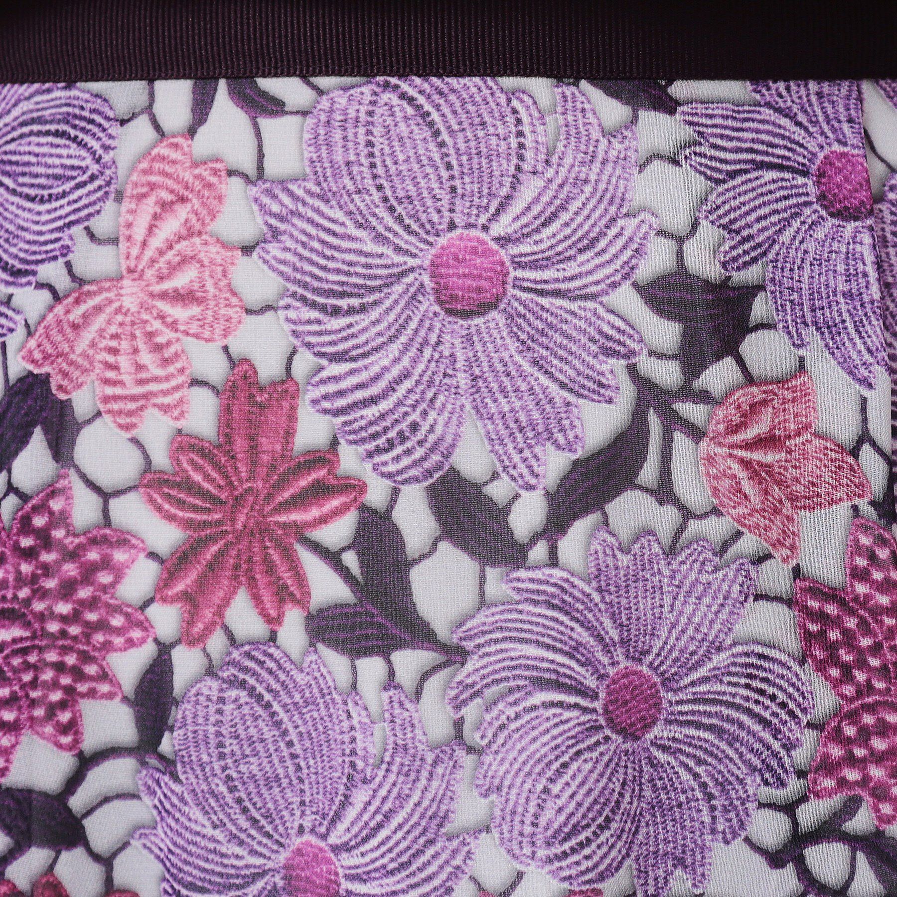 SunaUna「【&yours project／S～L】レース柄フレアスカート」|スカート|