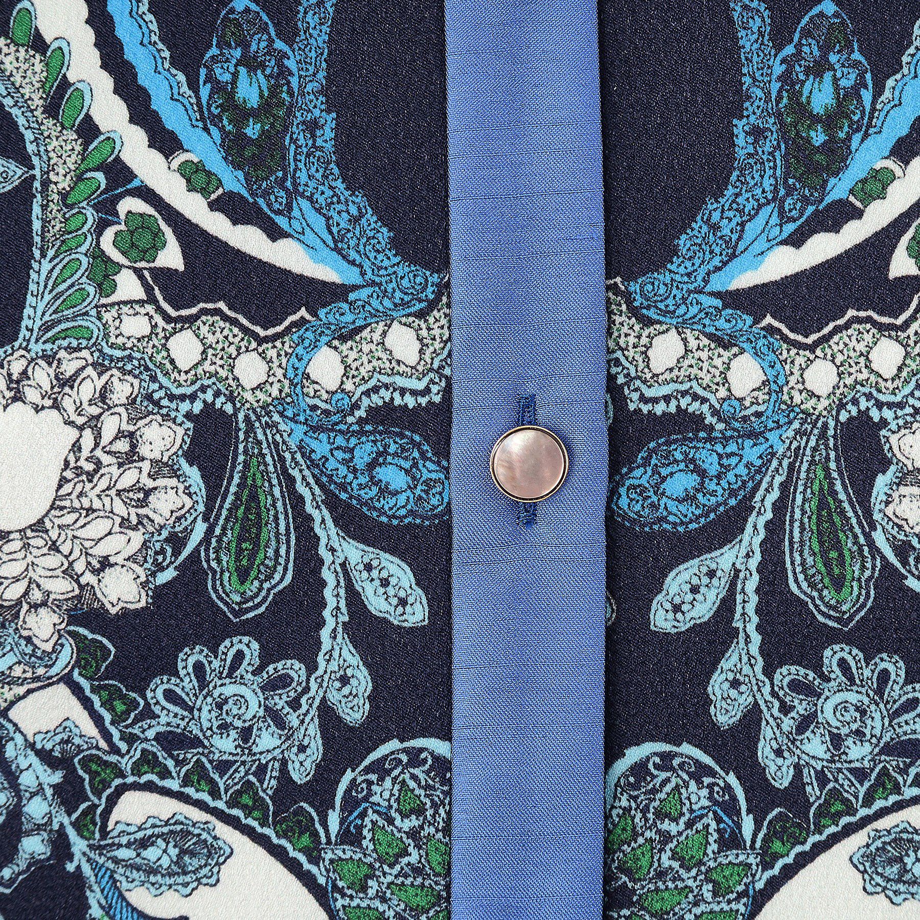 SunaUna「【COLLECTION LINE】オリエンタルパネル柄ブラウス」|シャツ・ブラウス|