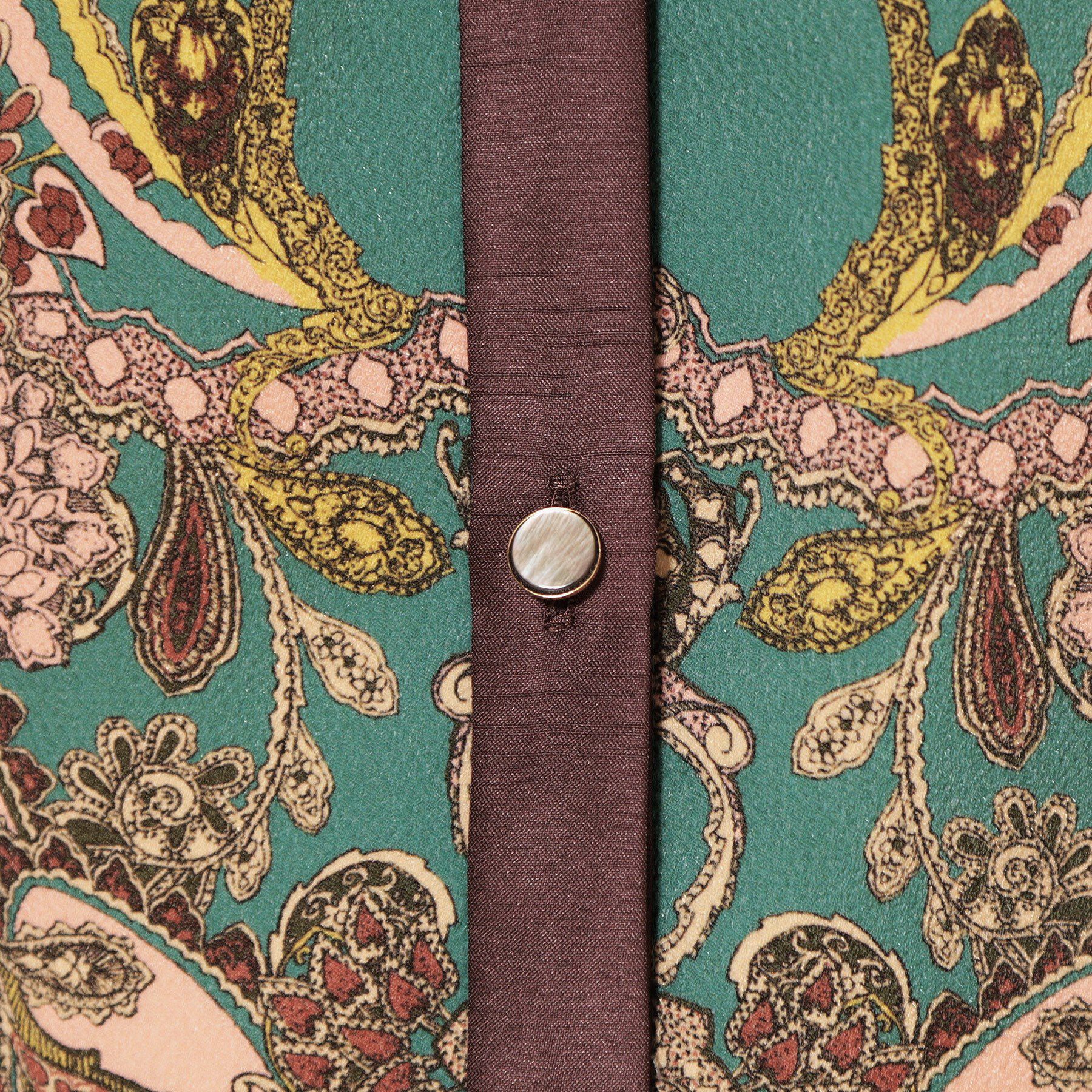 SunaUna「【COLLECTION LINE】オリエンタルパネル柄ブラウス」|シャツ・ブラウス|