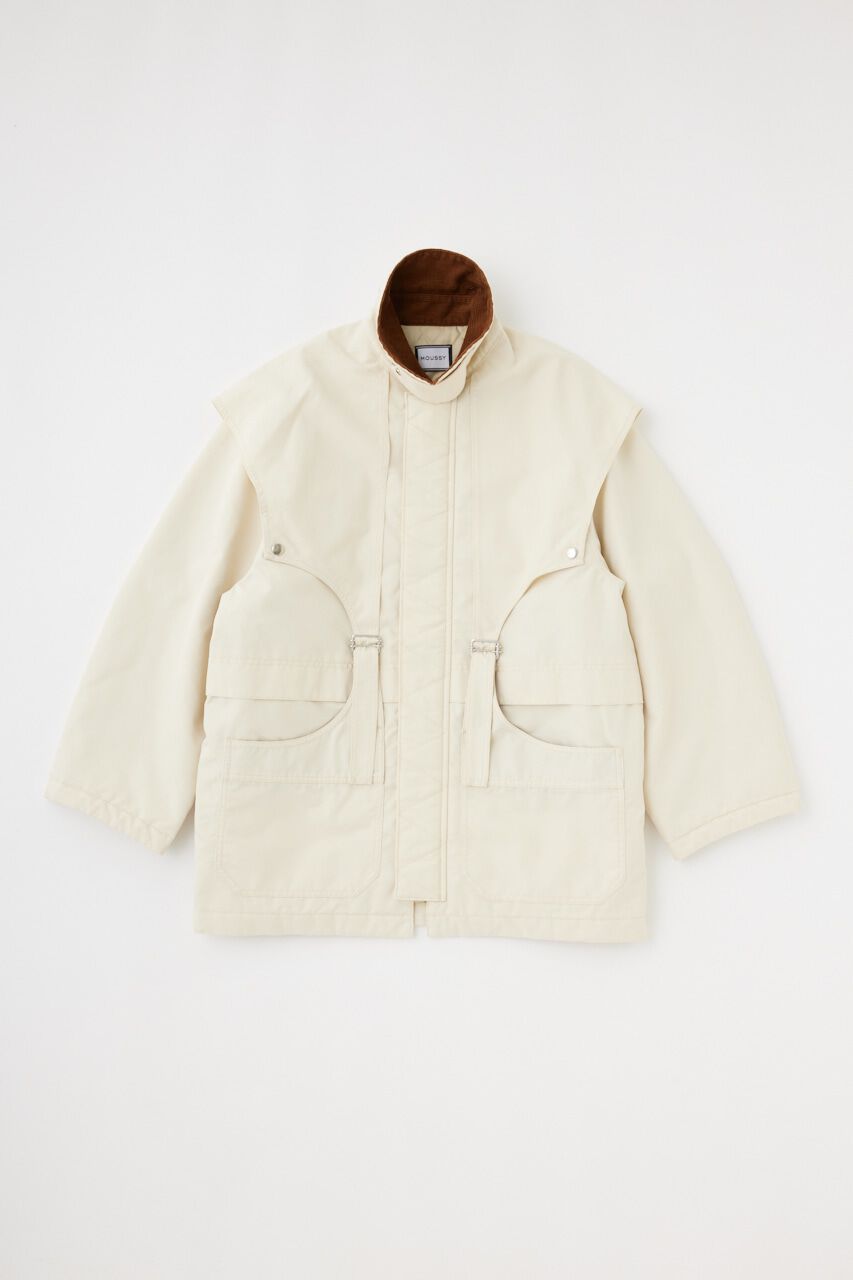 MOUSSY「BELTED CAPE HUNTING ジャケット」|その他|