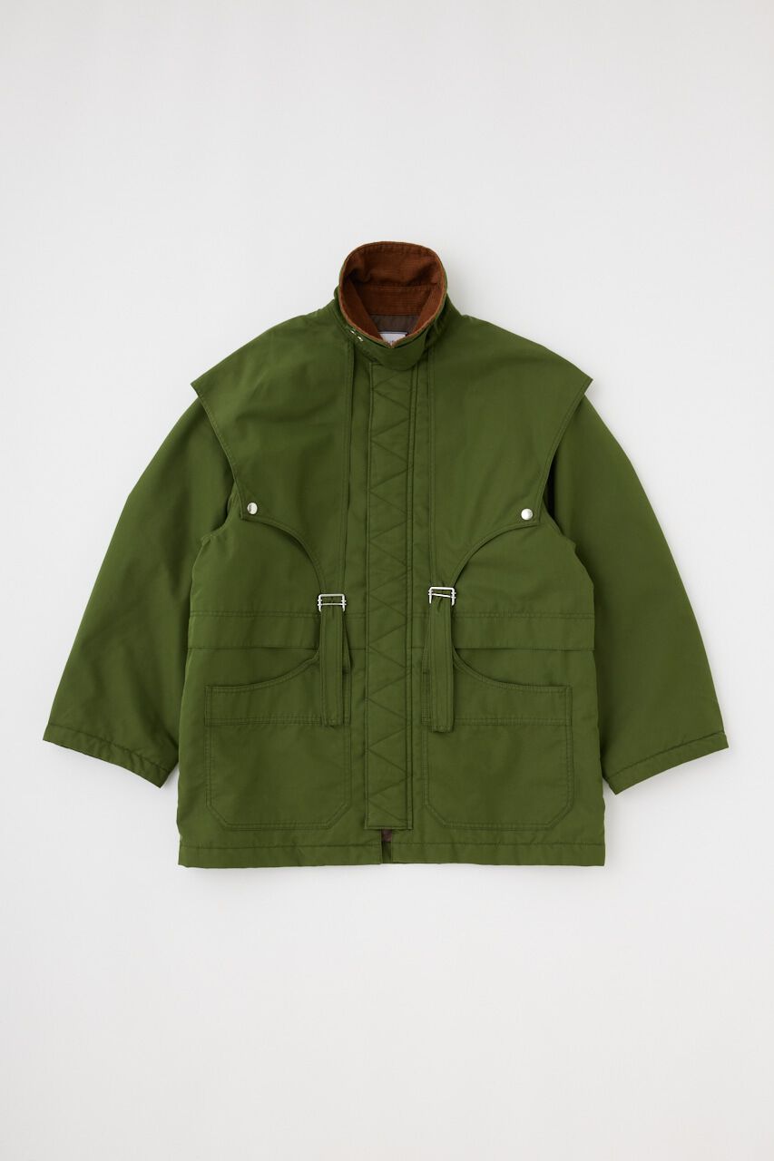 MOUSSY「BELTED CAPE HUNTING ジャケット」|その他|