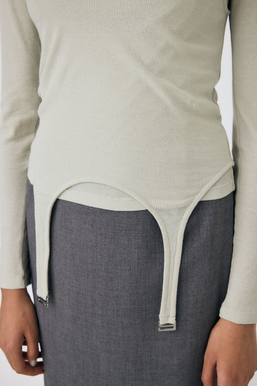 MOUSSY「LAYERED GARTER トップス」|Tシャツ・カットソー|