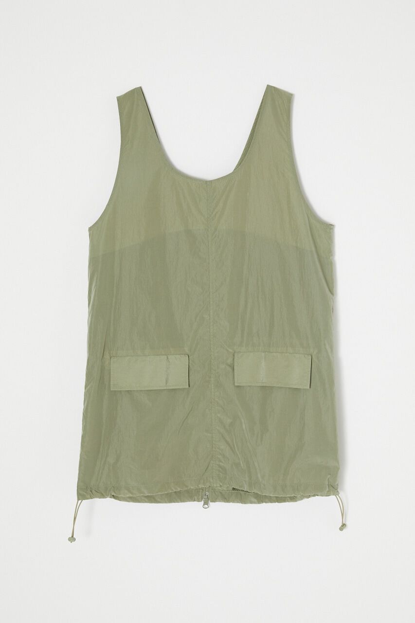 MOUSSY「NYLON ZIP VEST ドレス」|ワンピース|