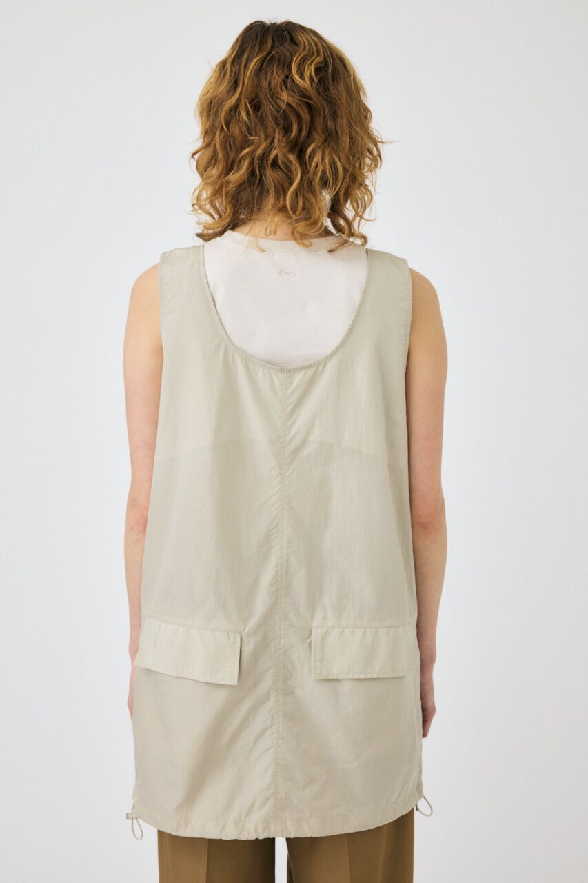 MOUSSY「NYLON ZIP VEST ドレス」|ワンピース|