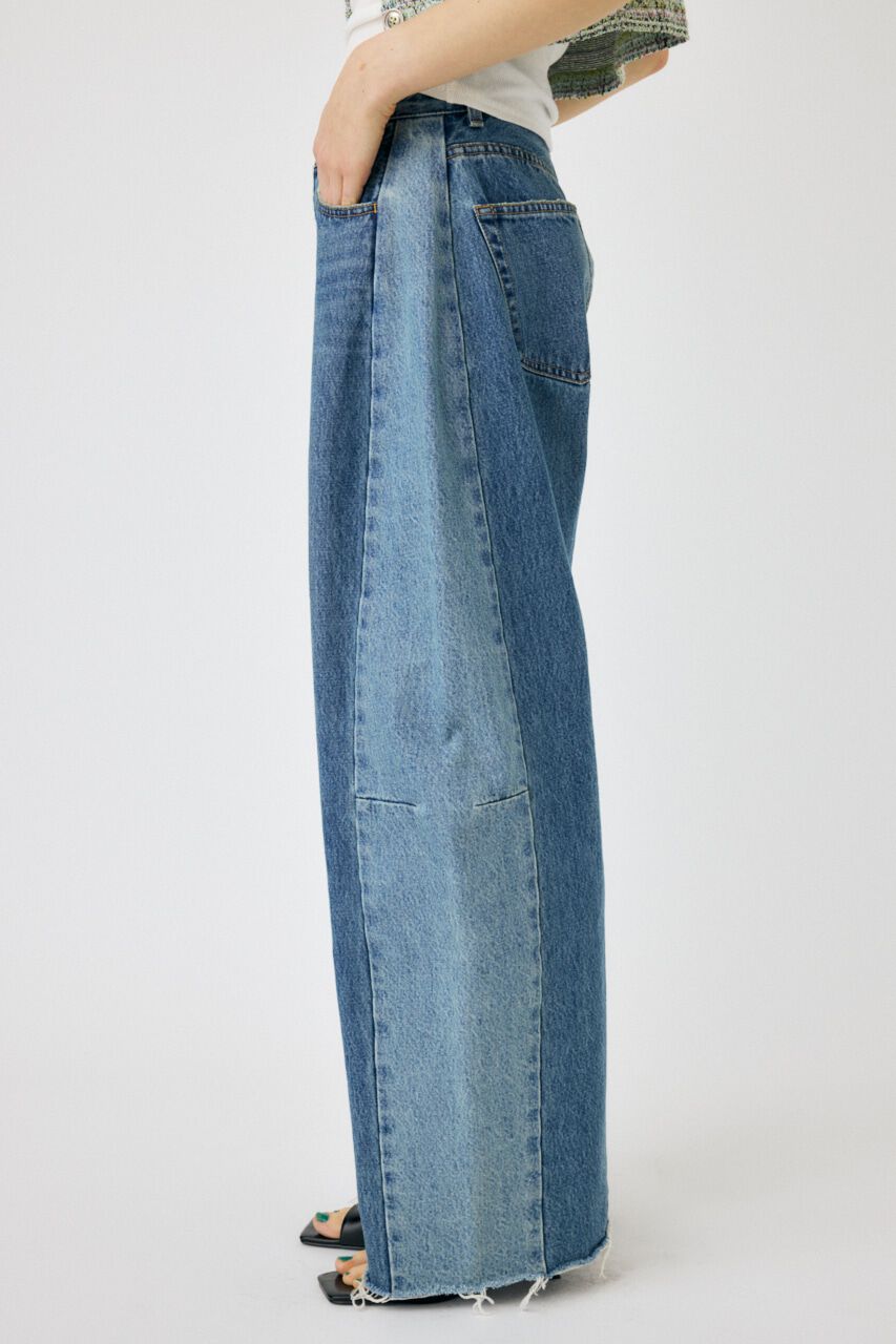 MOUSSY「REMAKE WIDE STRAIGHT」|デニム|