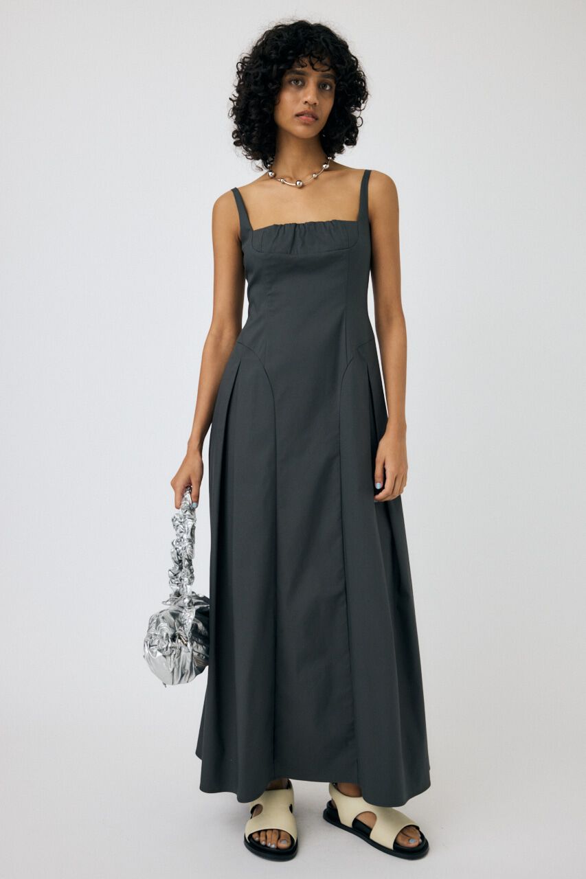 MOUSSY「FLARE CAMI ドレス」|ワンピース|GRY