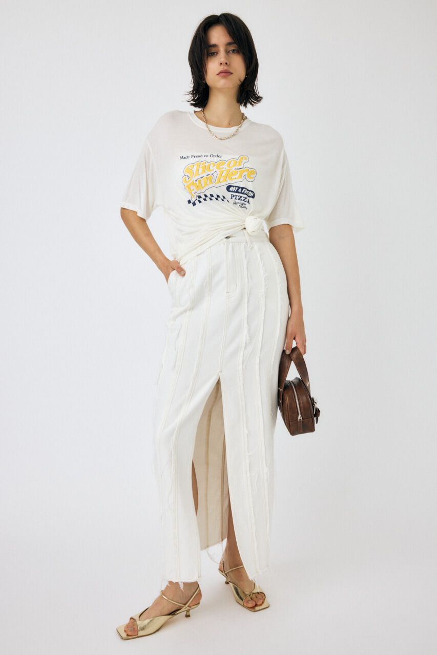 MOUSSY「PIZZA STORE Tシャツ」|Tシャツ・カットソー|