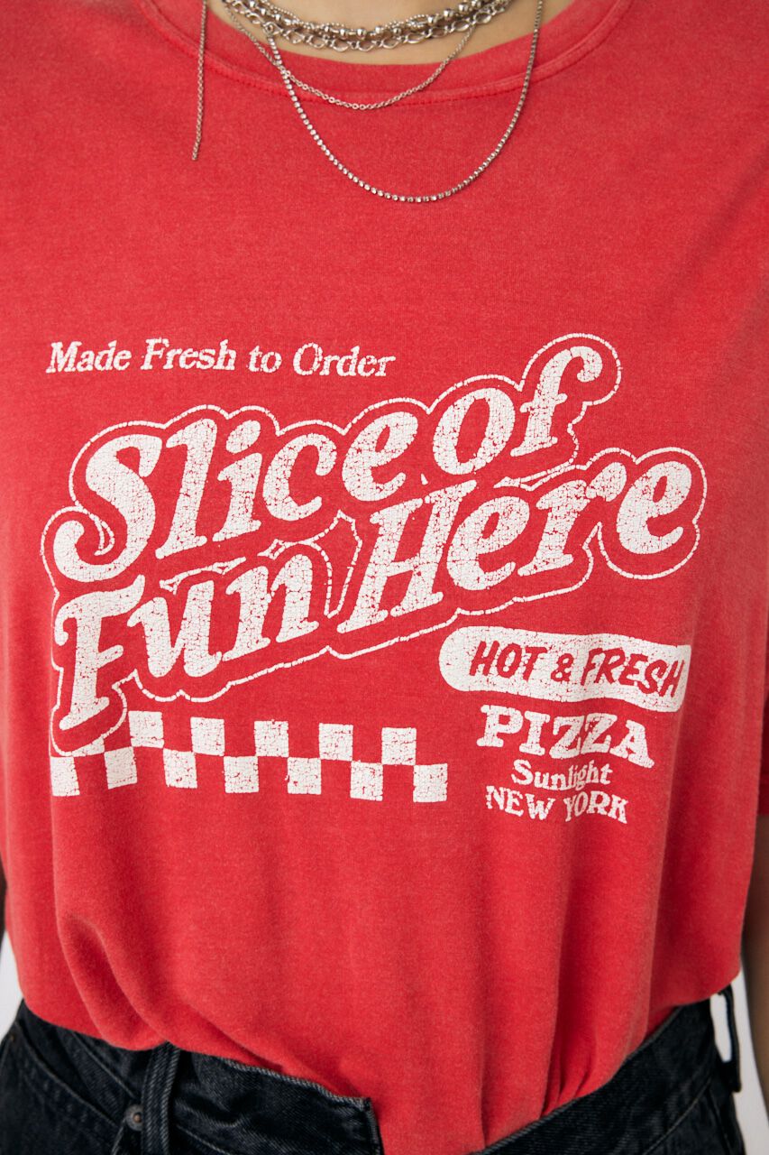 MOUSSY「PIZZA STORE Tシャツ」|Tシャツ・カットソー|