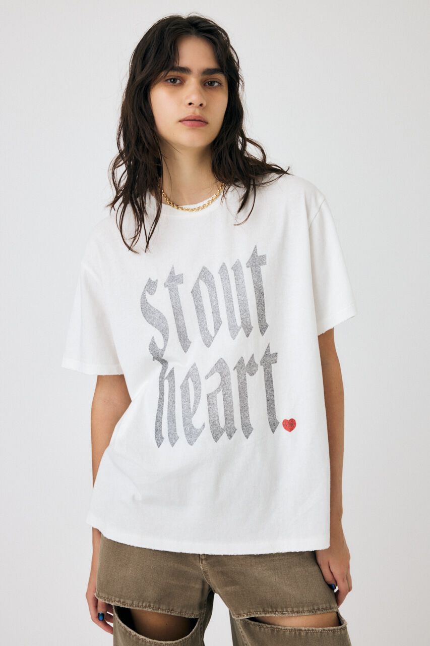MOUSSY「GLITTER DAMAGE シャツ」|Tシャツ・カットソー|
