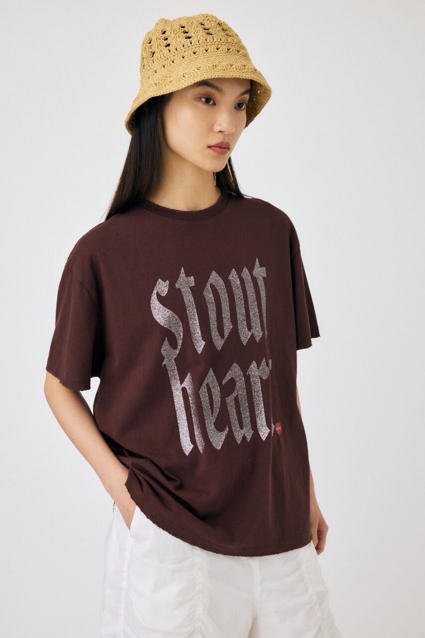 MOUSSY「GLITTER DAMAGE シャツ」|Tシャツ・カットソー|