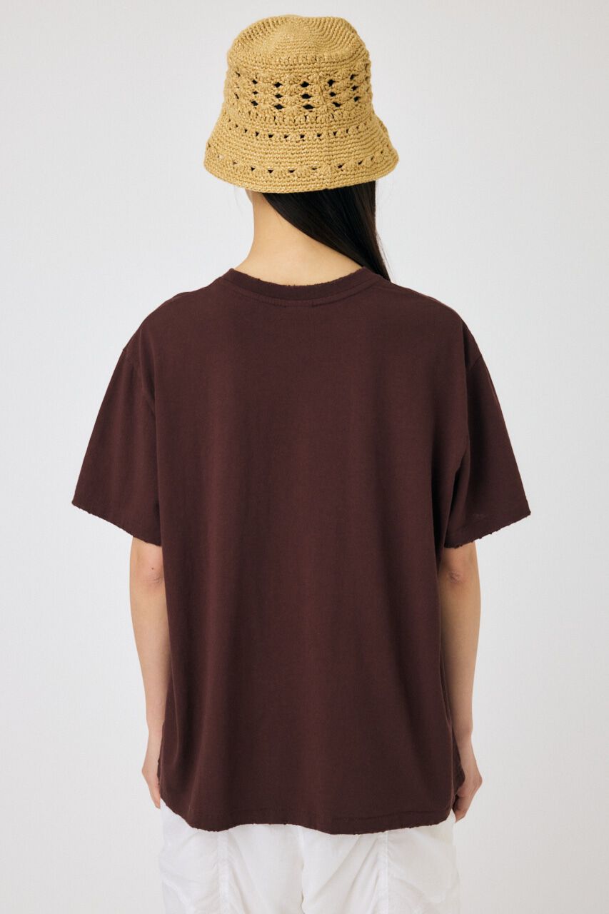 MOUSSY「GLITTER DAMAGE シャツ」|Tシャツ・カットソー|