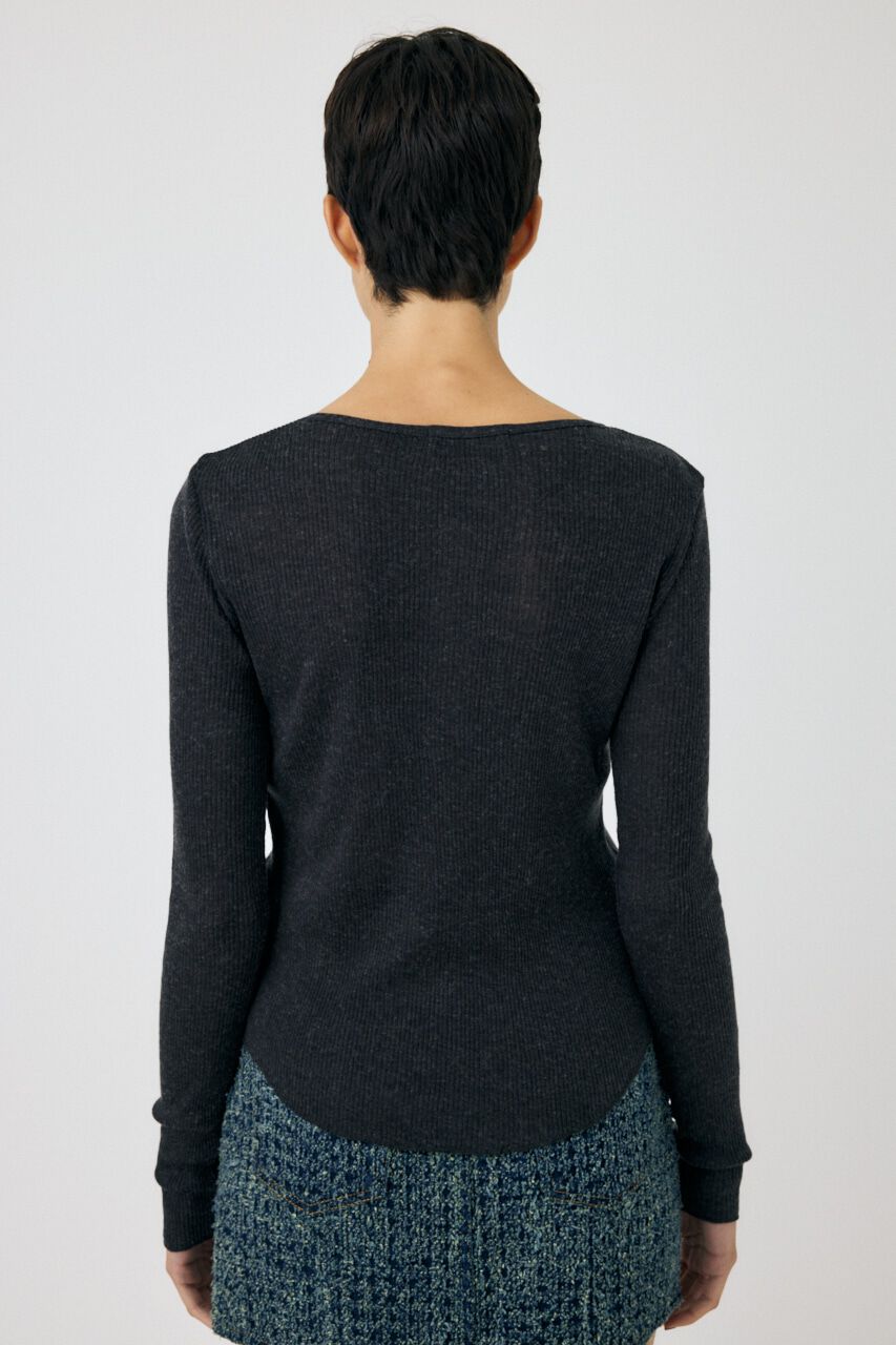 MOUSSY「HENRY NECK ロンT」|Tシャツ・カットソー|