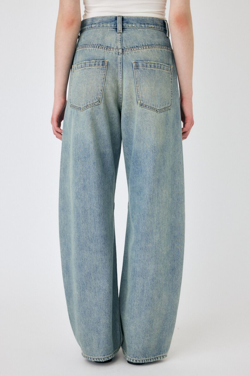 MOUSSY「DROP WAIST CURVE ストレート」|デニム|