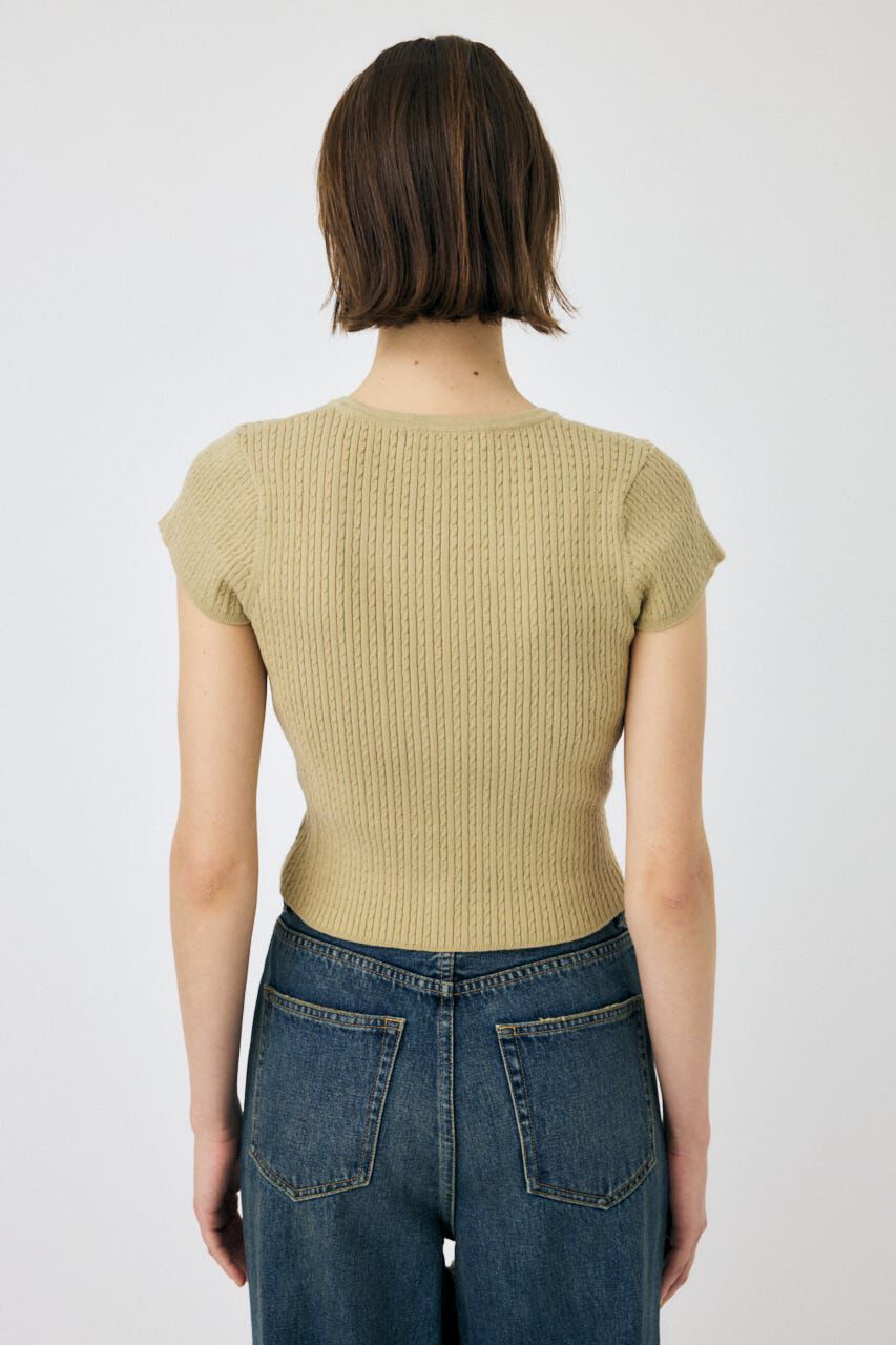 MOUSSY「RIBBON CABLE ニット」|ニット・セーター|