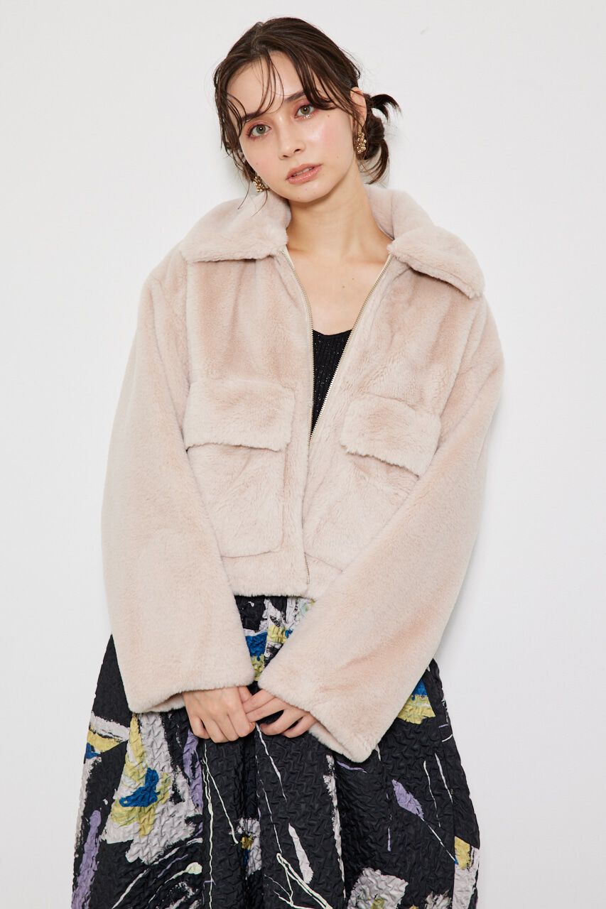 rienda「SoftyフェイクファーブルゾンCT」|その他|