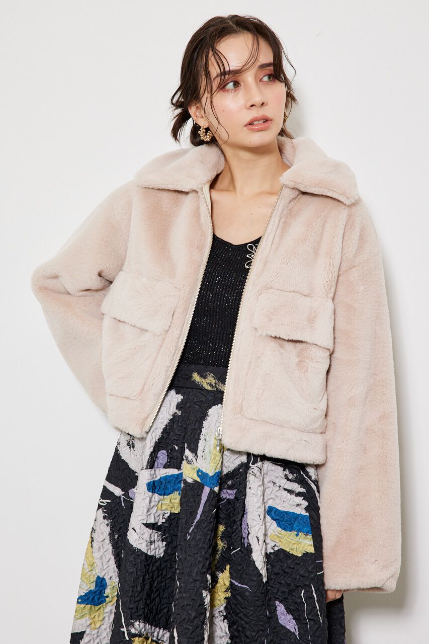 rienda「SoftyフェイクファーブルゾンCT」|その他|