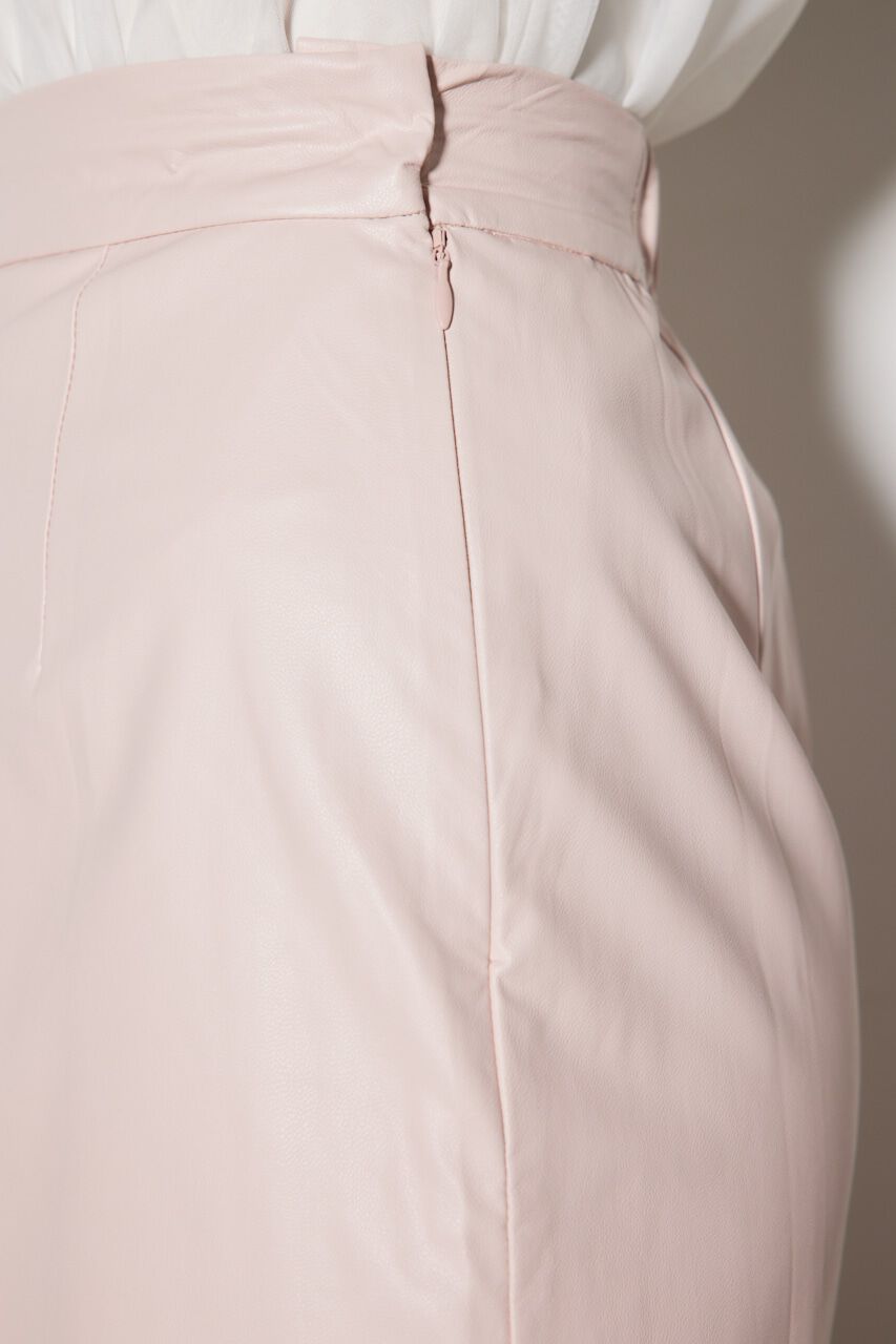 rienda「フェイクレザーミニジャストウエストスコショートパンツ」|その他|