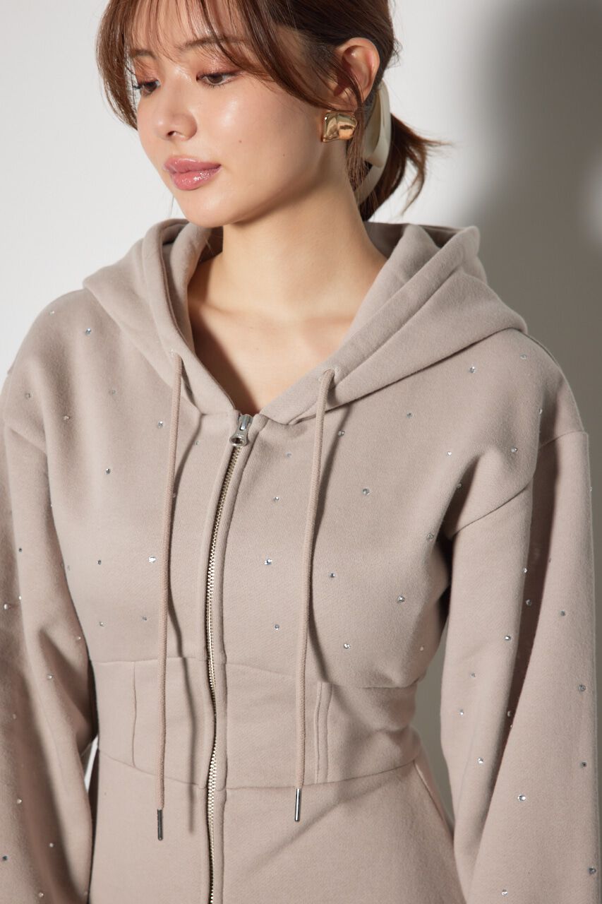 rienda「ビジュースウェットマーメイドワンピース」|ワンピース|