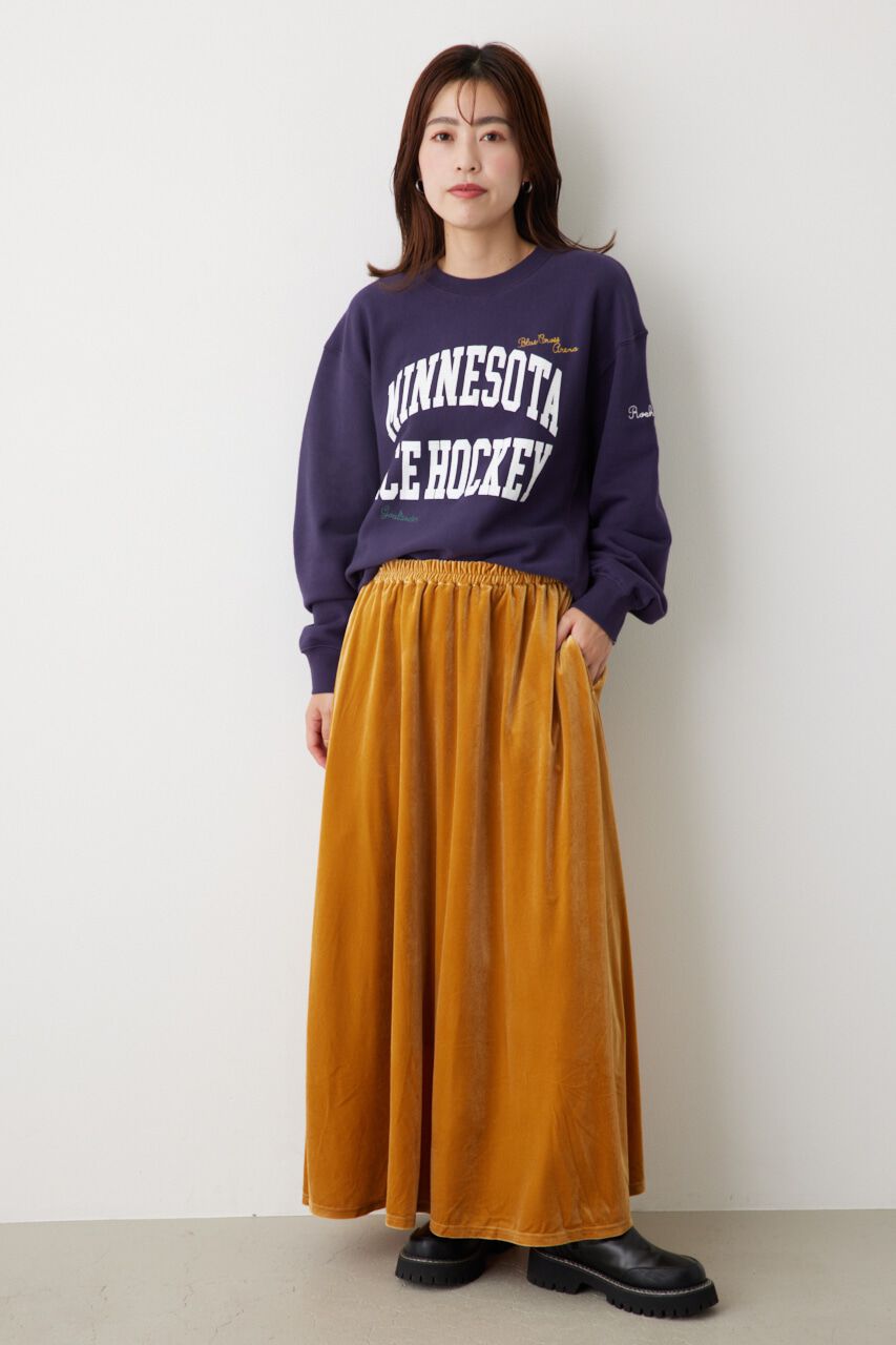 RODEO CROWNS「リラックスベロアスカート」|スカート|