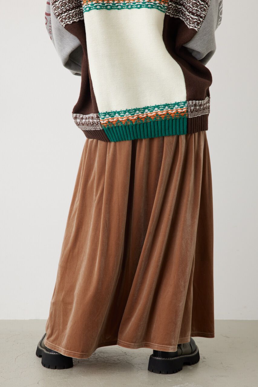 RODEO CROWNS「リラックスベロアスカート」|スカート|