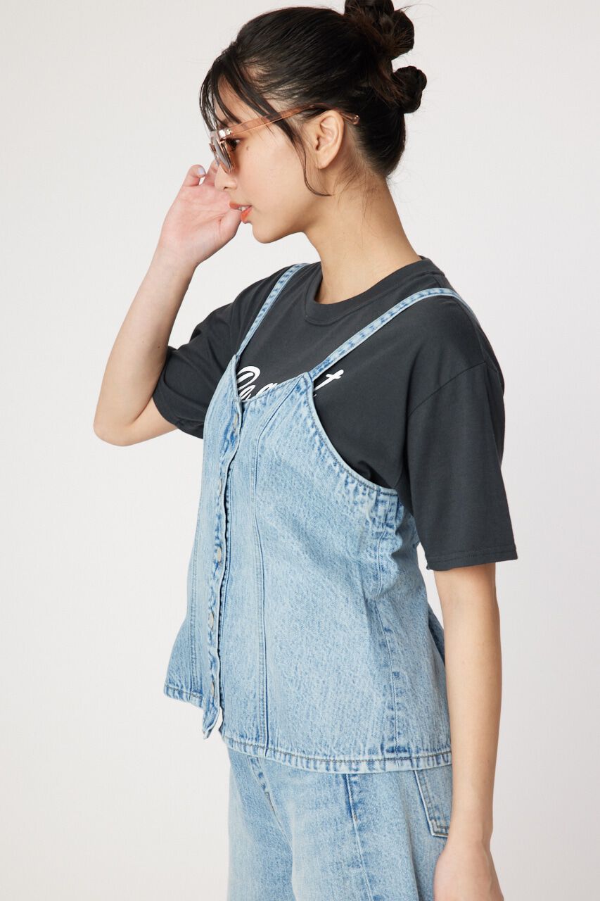 RODEO CROWNS「デニムキャミソール」|キャミソール|