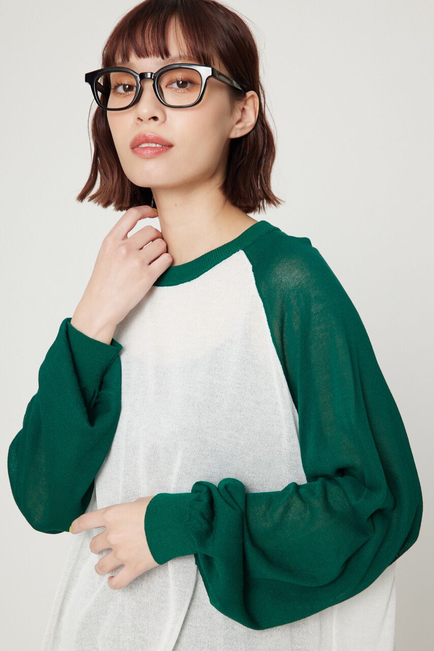 RODEO CROWNS「シアーラグランニットトップス」|ニット・セーター|