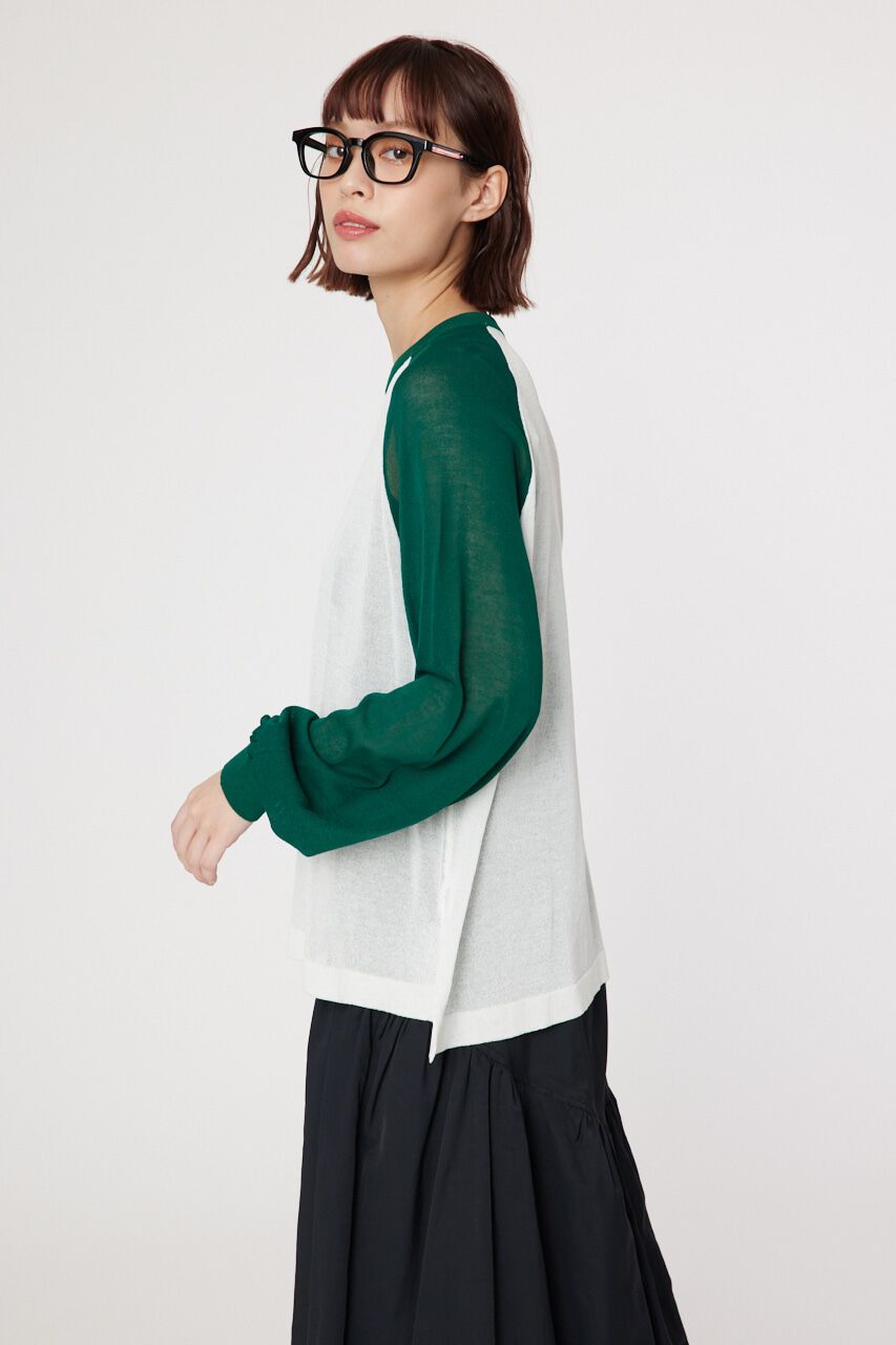 RODEO CROWNS「シアーラグランニットトップス」|ニット・セーター|