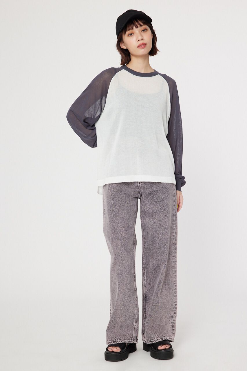 RODEO CROWNS「シアーラグランニットトップス」|ニット・セーター|