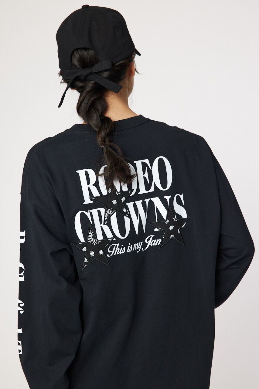 RODEO CROWNS「バンダナスターアップリケL/S Tシャツ」|Tシャツ・カットソー|