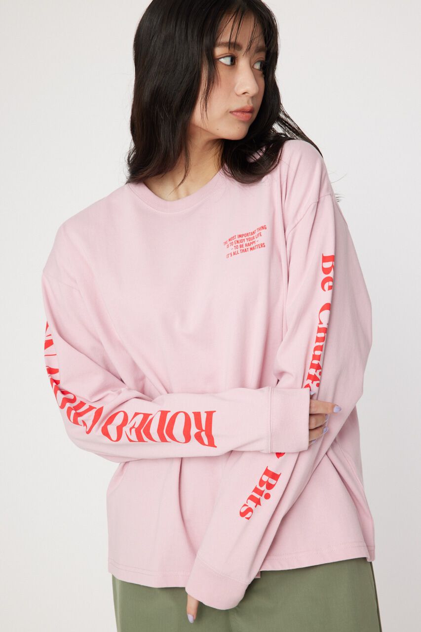 RODEO CROWNS「バンダナスターアップリケL/S Tシャツ」|Tシャツ・カットソー|L/PNK1