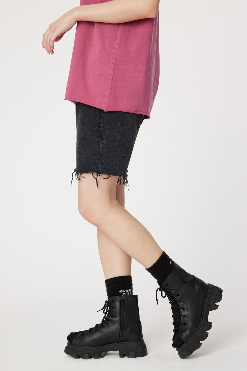 RODEO CROWNS「デニムバイカーショートパンツ」|デニム|