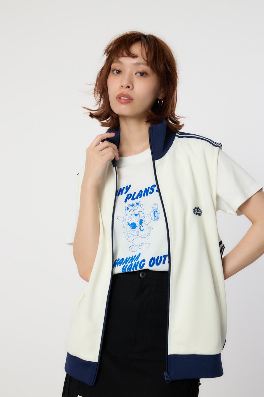 RODEO CROWNS「ジャージトラックベスト」|ダウンベスト・ベスト|