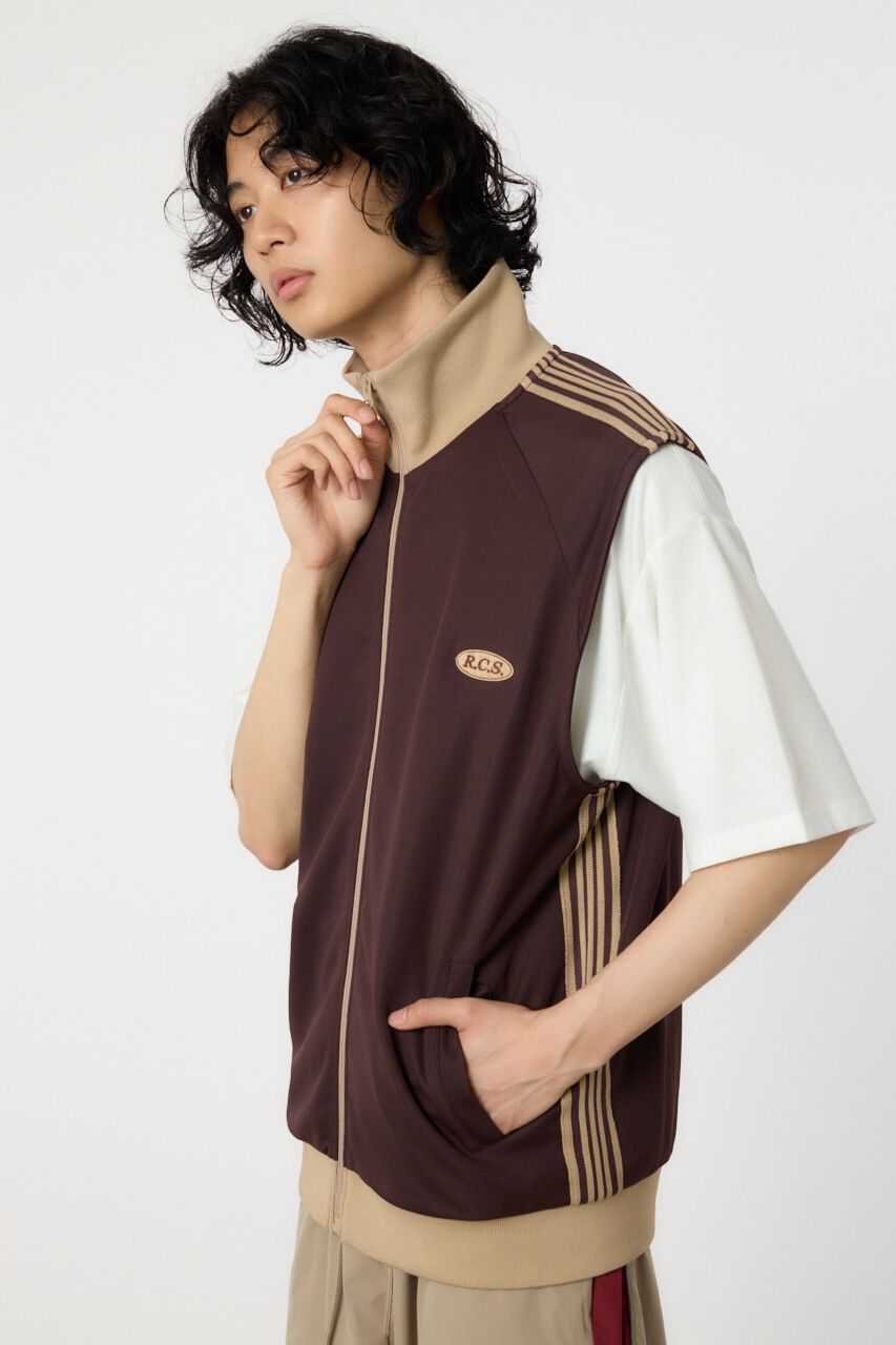 RODEO CROWNS「ジャージトラックベスト」|ダウンベスト・ベスト|